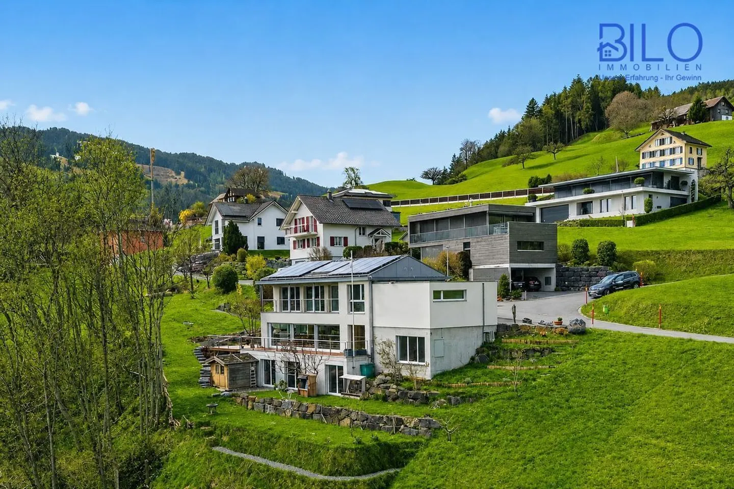 Maison de rêve avec vue : Merveille d'espace modernisée sur terrain de rêve à Gams - Photo 13 sur 13