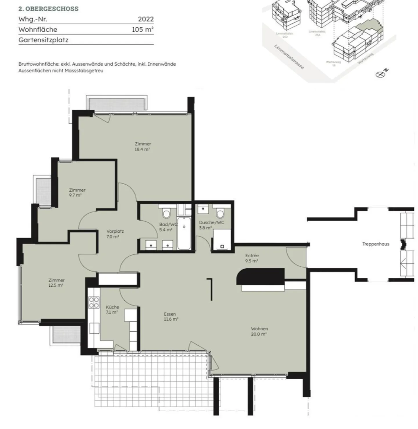 Spacious apartment with garden access - Photo 8 of 8