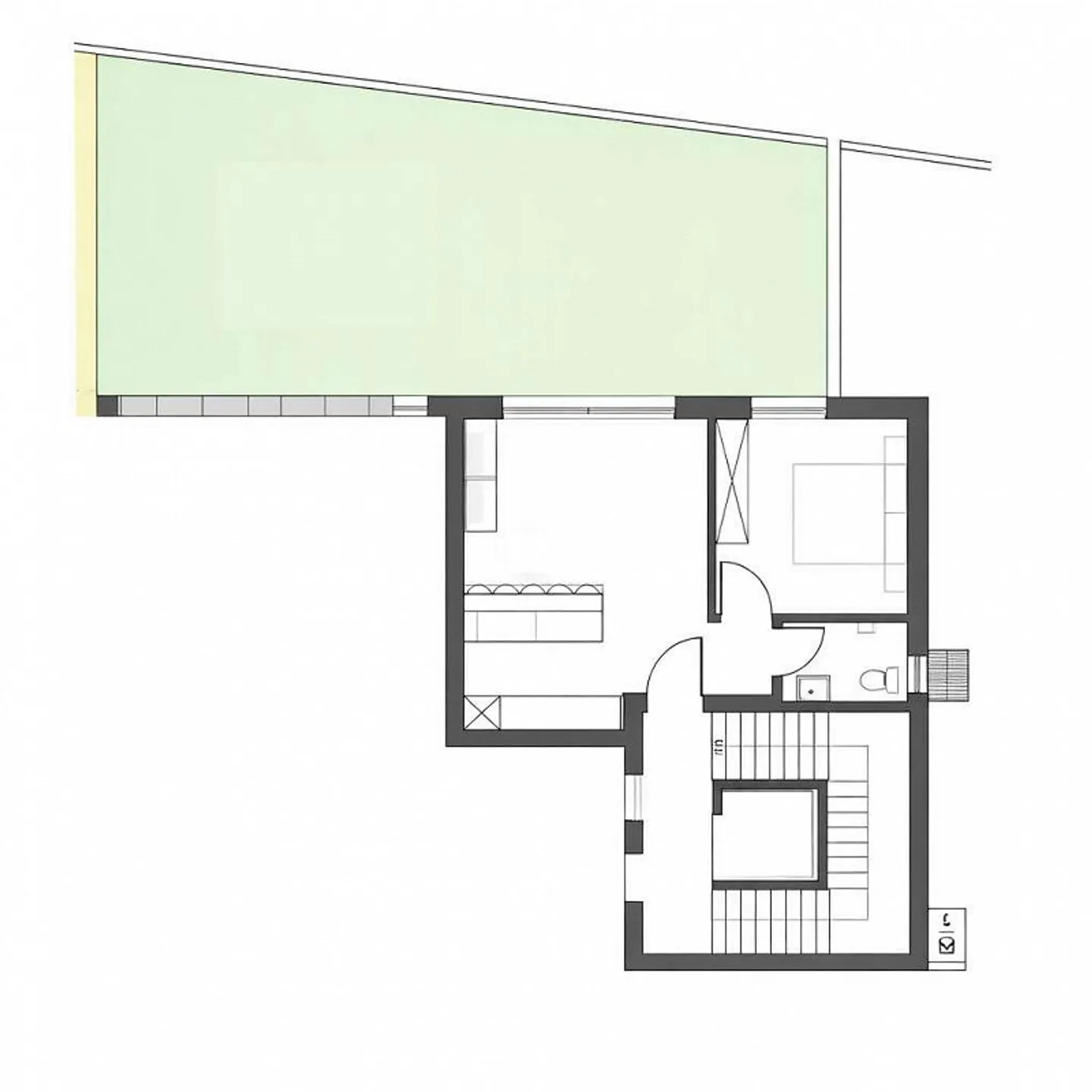 Appartamento 2,5 locali con giardino - Carabbia - Foto 12 di 13