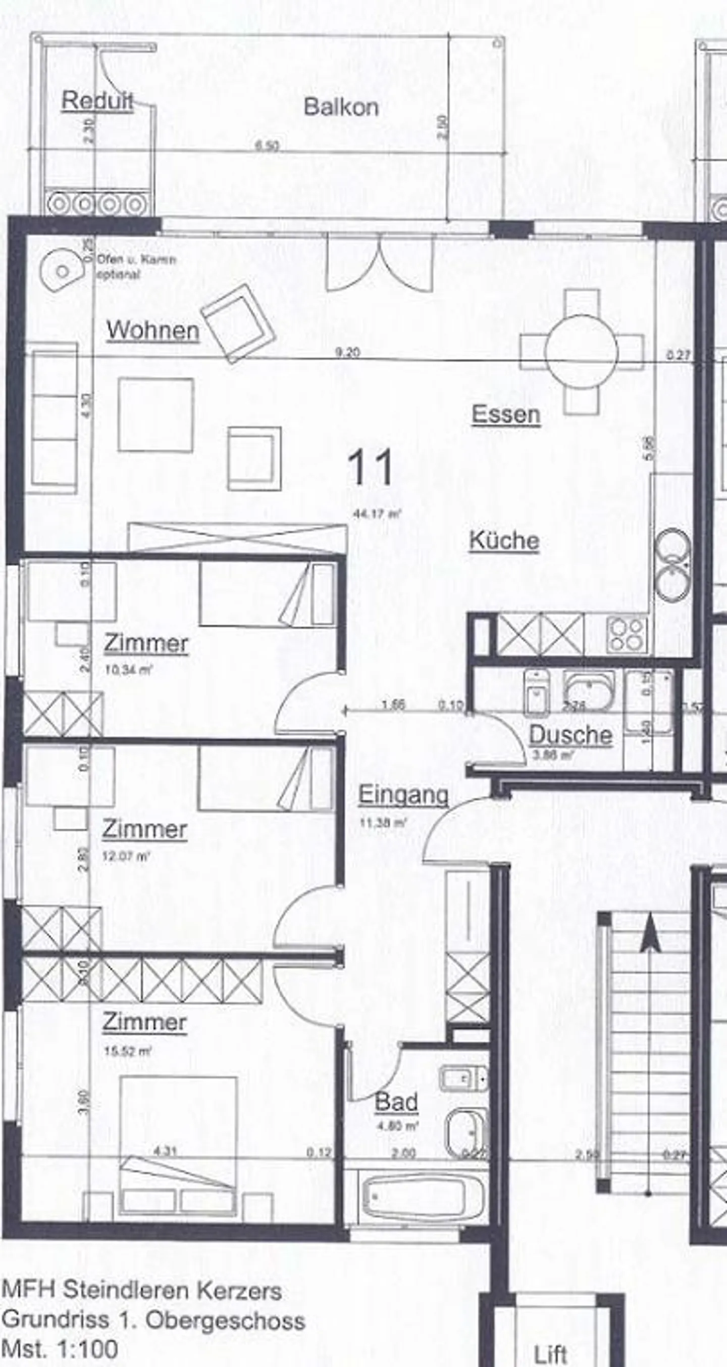 Geräumige Wohnung im Seeland - Foto 9 von 9