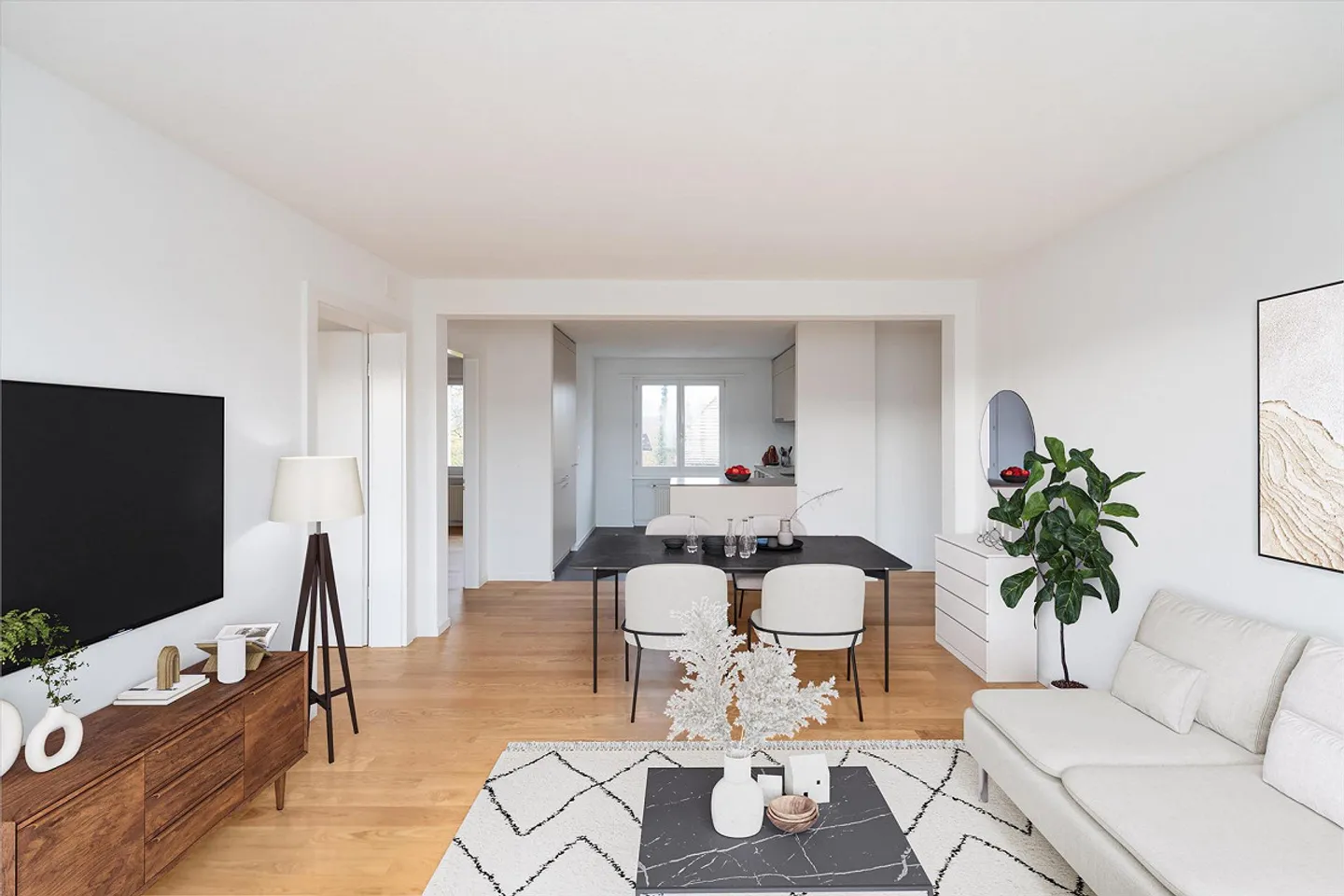 Appartement rénové dans un quartier calme - Photo 2 sur 5