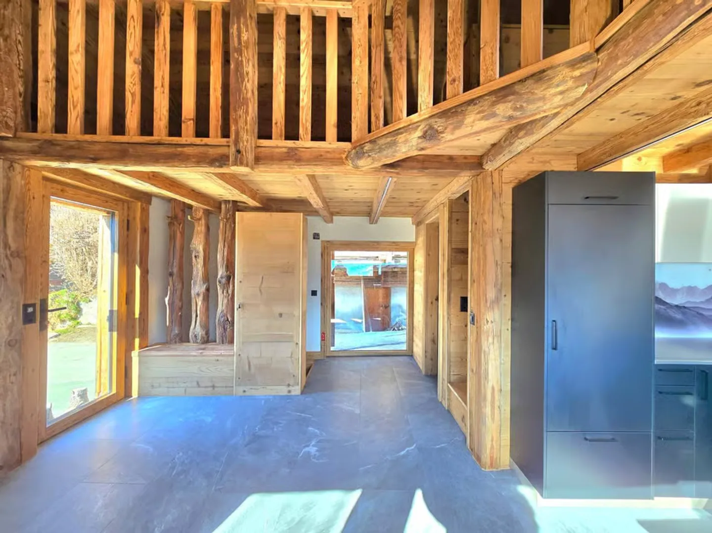 Stunning renovated barn in Mase with terraces, view and parking space (Val d'Hére) - Photo 2 of 13