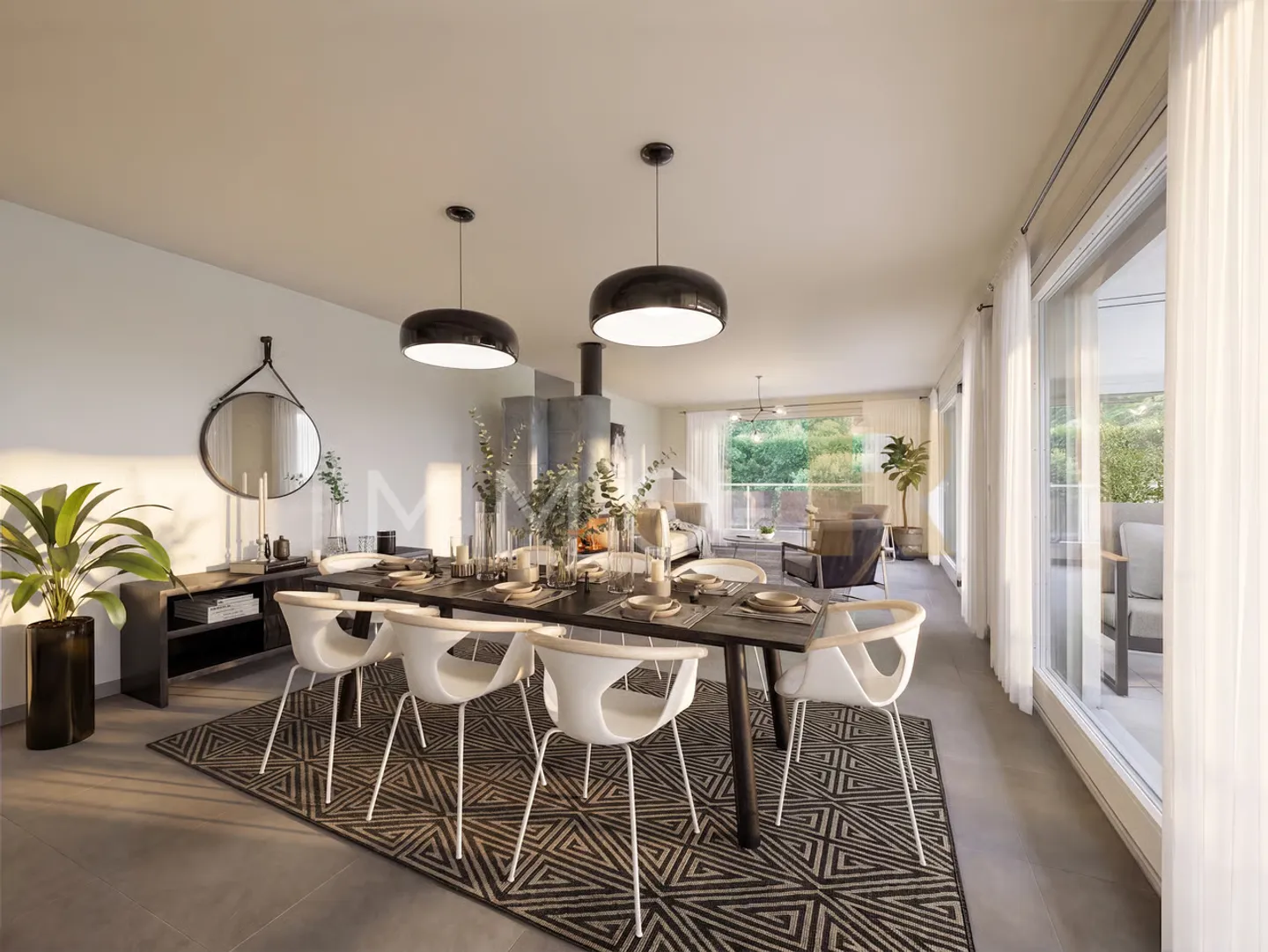 Geräumige Wohnung mit Garten - Foto 9 von 9