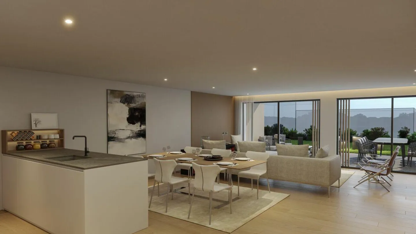 Appartement de jardin moderne de 5,5 pièces avec chambre principale, salle de bain attenante, ... - Photo 7 sur 29