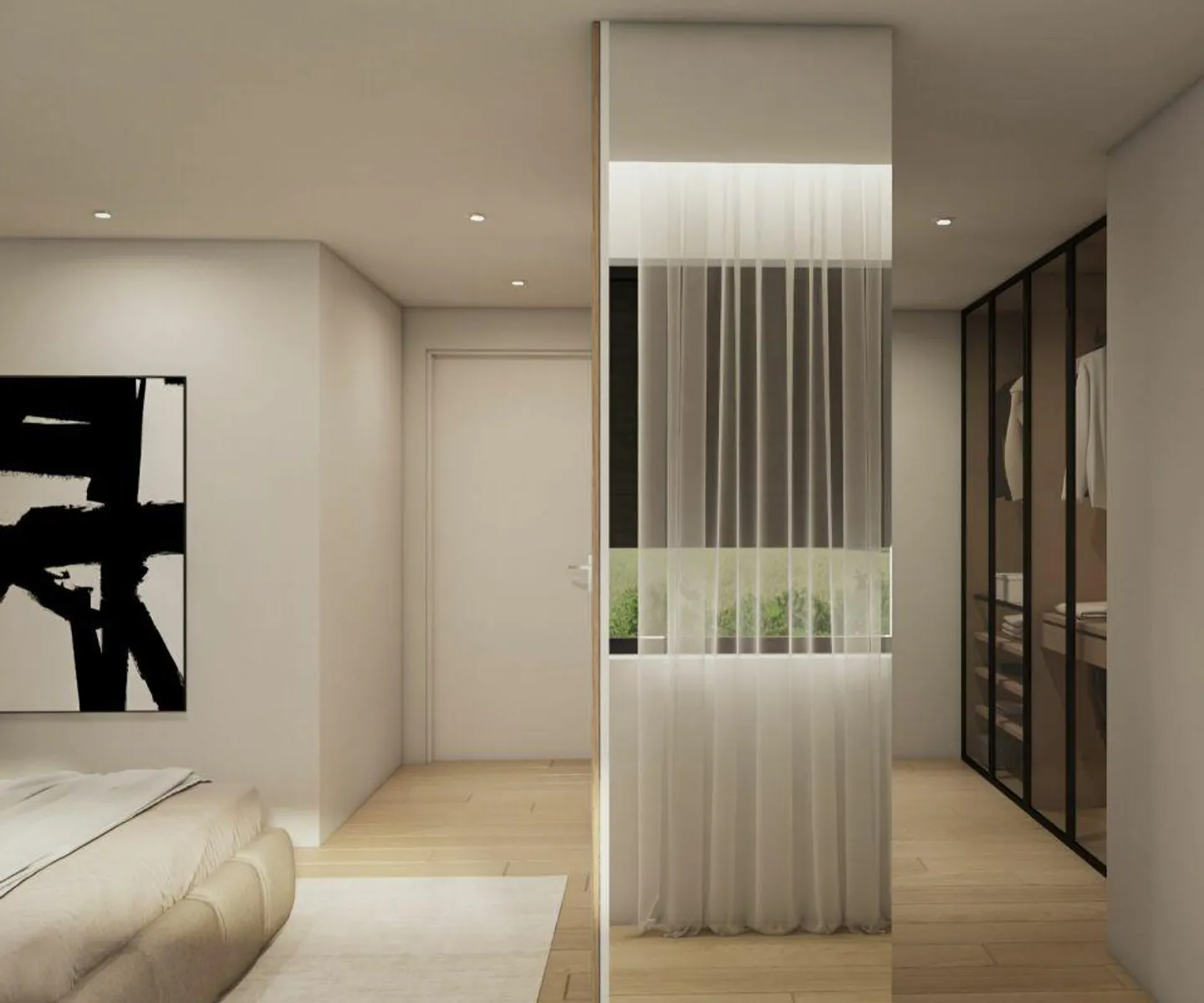 Appartement de jardin moderne de 5,5 pièces avec chambre principale, salle de bain attenante, ... - Photo 13 sur 29