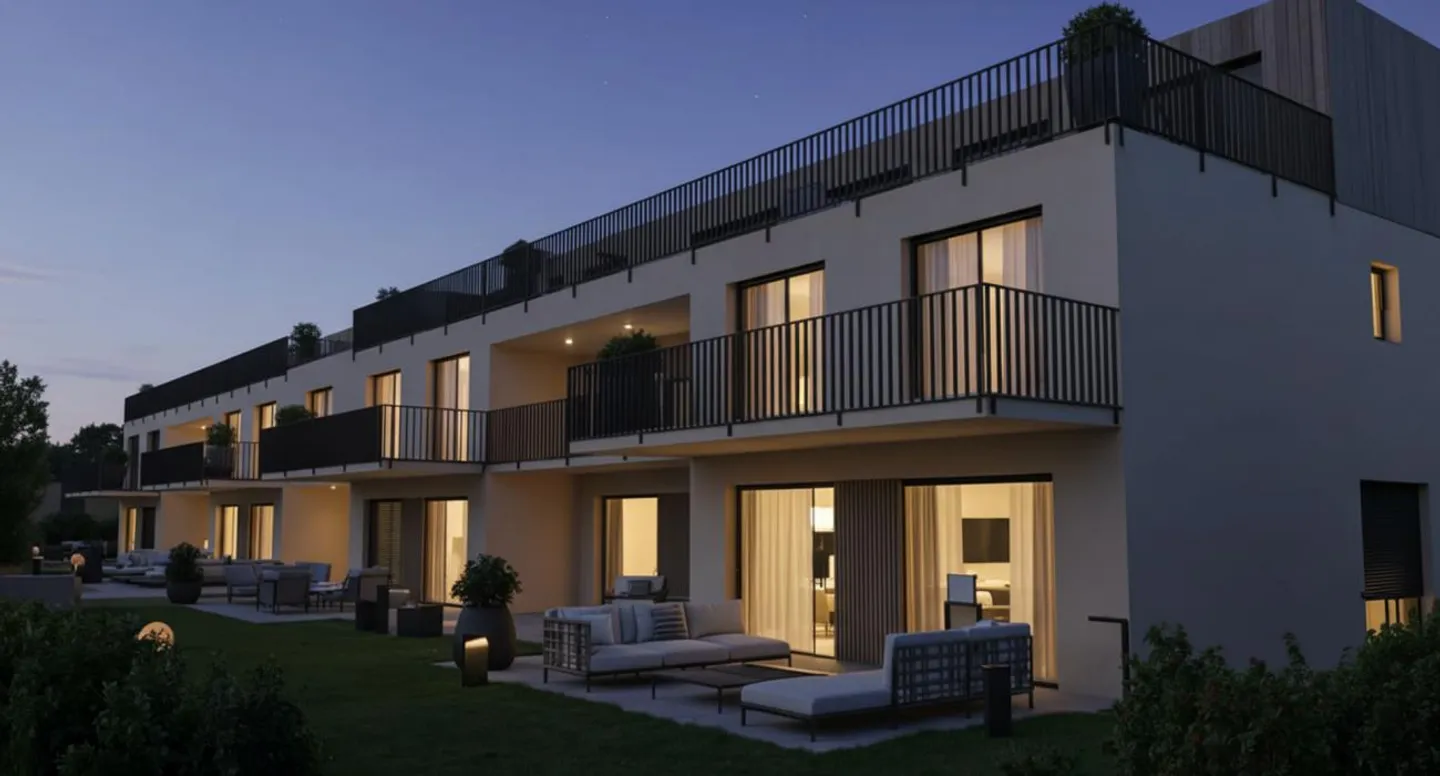 Appartement de jardin moderne de 5,5 pièces avec chambre principale, salle de bain attenante, ... - Photo 27 sur 29