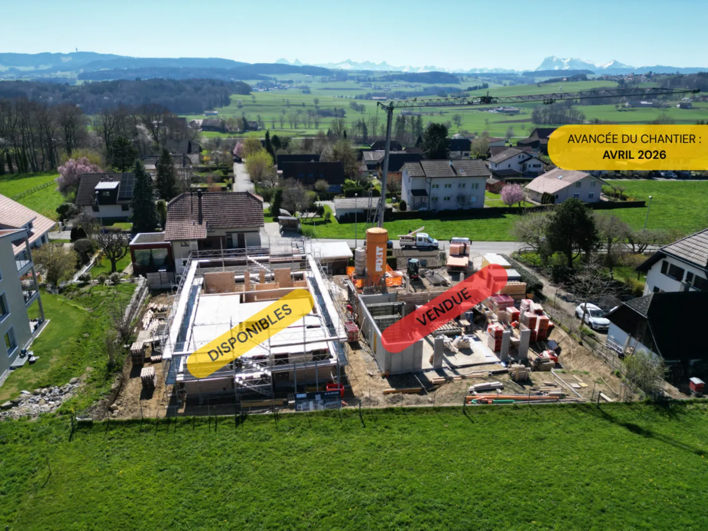 Villa contigua 5.5 stanze a Lussy FR - Foto 1 di 14