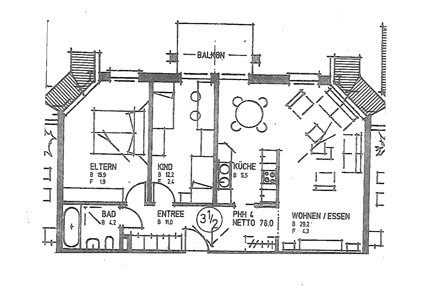 3.5 Room Apartment - Photo 6 of 6