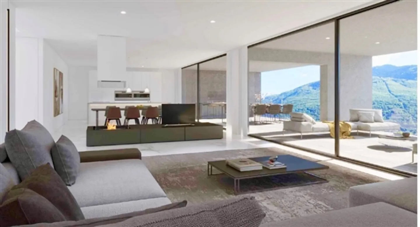 3736 LOCARNO - NOUVEAU ATTIQUE AVEC VUE SUR LE LAC 4,5 Pièces - Photo 2 sur 6