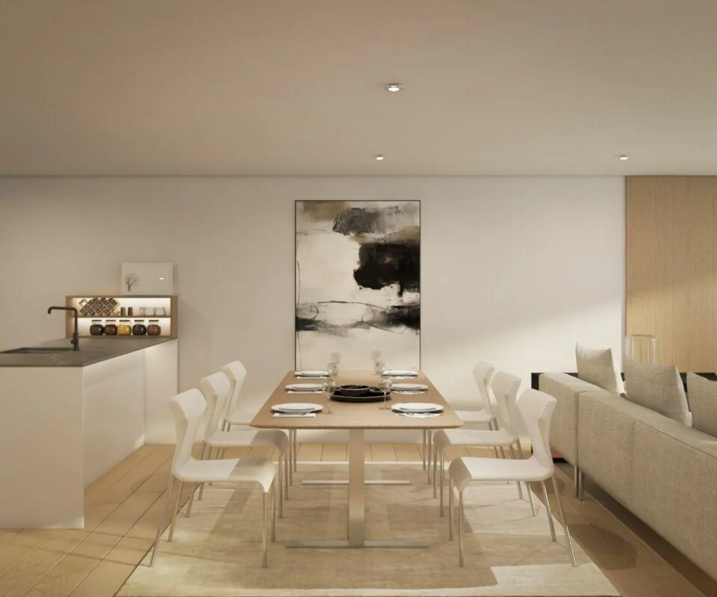 Appartamento giardino d'angolo con 5,5 stanze, suite principale con cabina armadio e bagno en suite, loggia e balcone - Foto 6 di 19