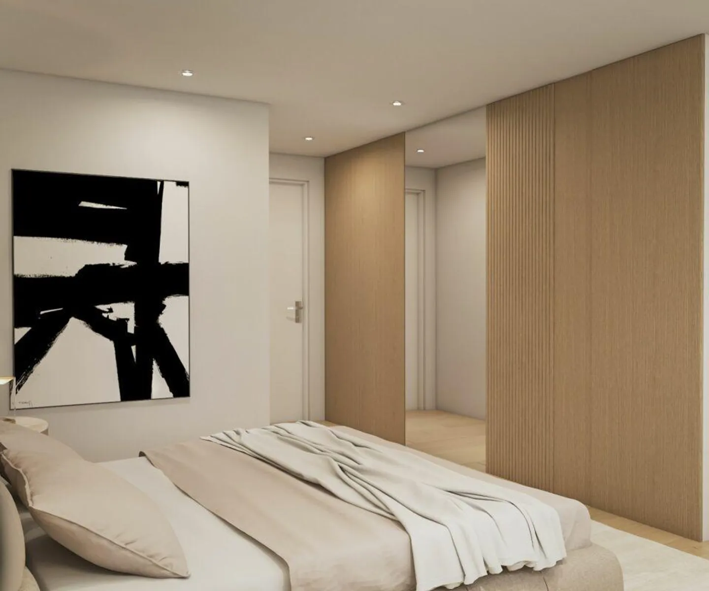 Appartamento giardino d'angolo con 5,5 stanze, suite principale con cabina armadio e bagno en suite, loggia e balcone - Foto 8 di 19