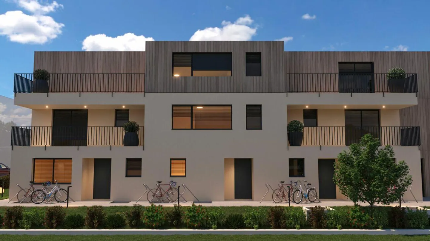 Appartamento giardino d'angolo con 5,5 stanze, suite principale con cabina armadio e bagno en suite, loggia e balcone - Foto 15 di 19