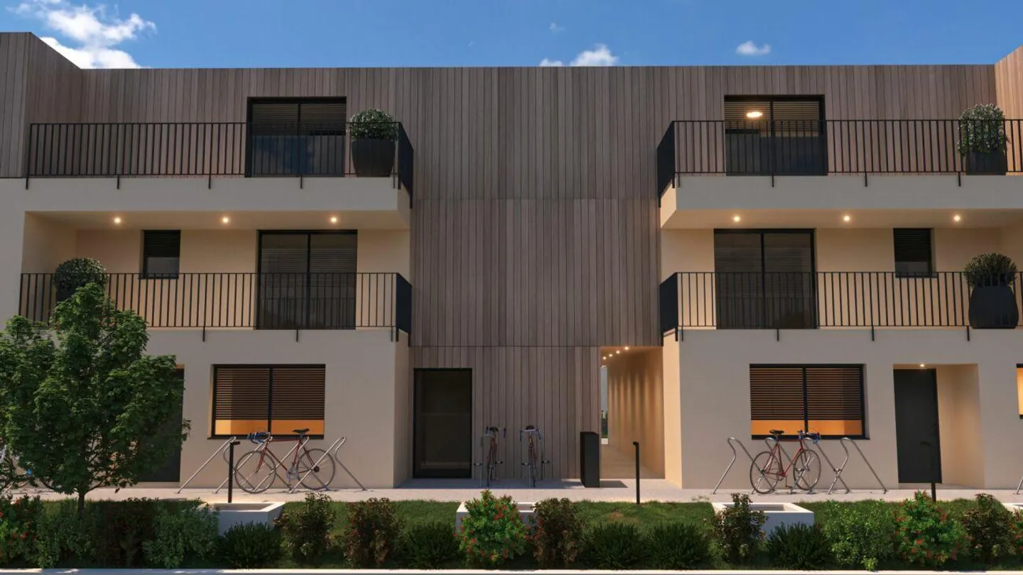 Appartamento giardino d'angolo con 5,5 stanze, suite principale con cabina armadio e bagno en suite, loggia e balcone - Foto 17 di 19