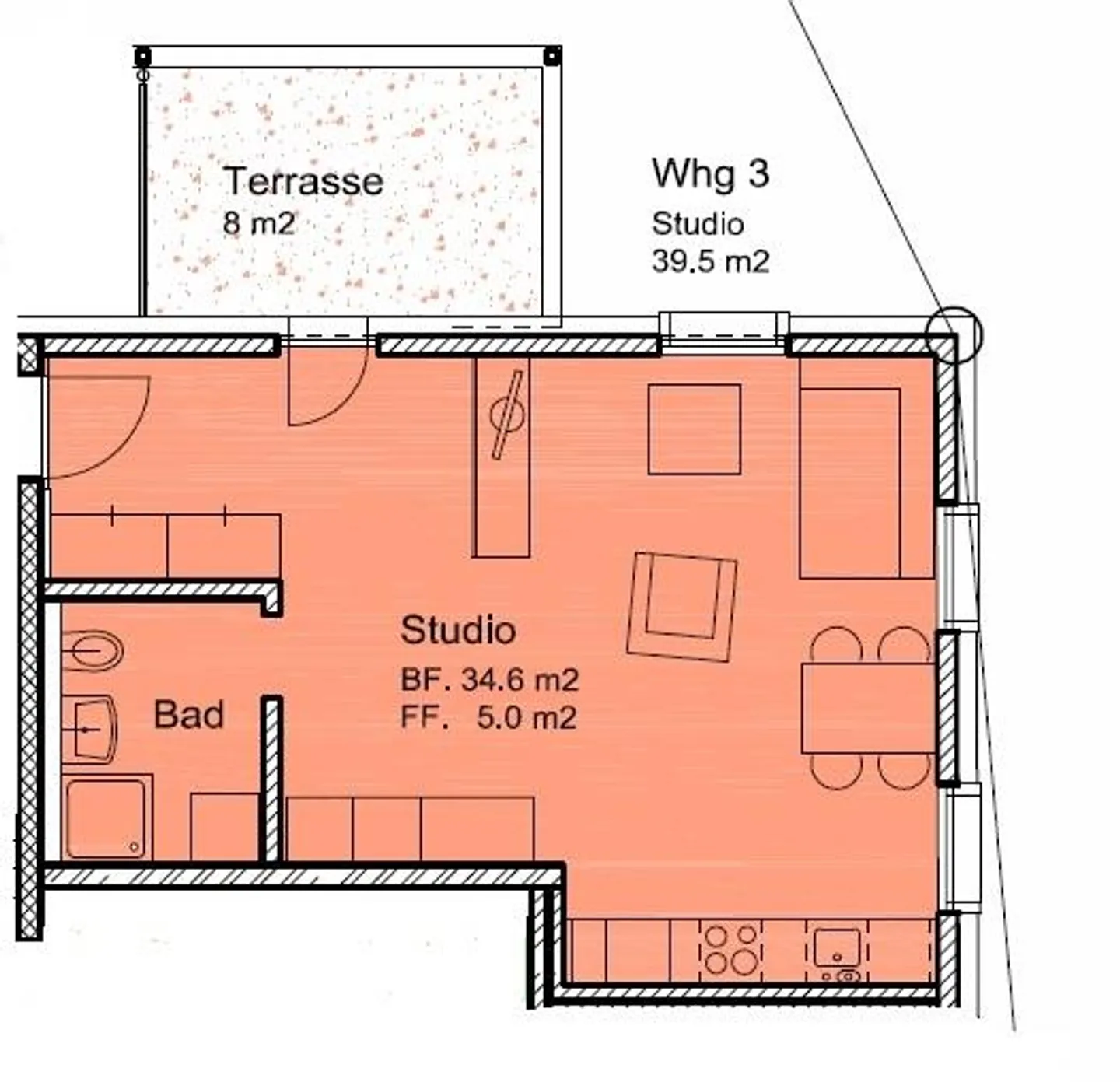 Charmante Singlewohnung - Foto 9 von 9