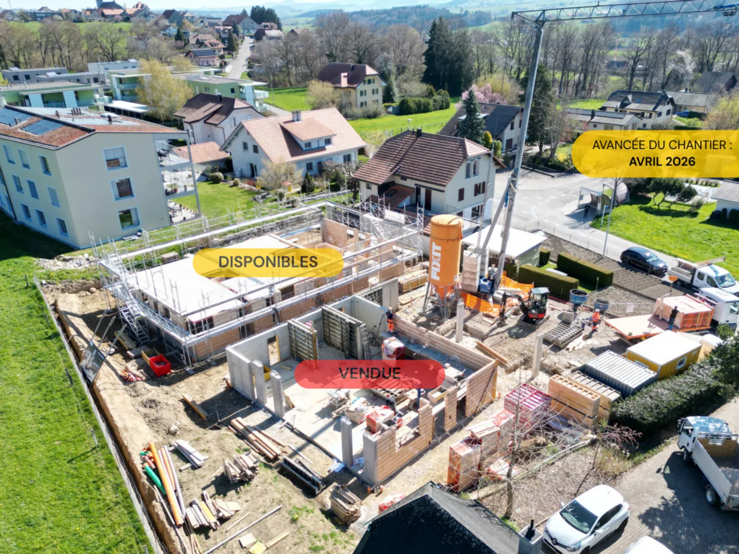 Villa contigua 5.5 stanze a Lussy FR - Foto 4 di 14