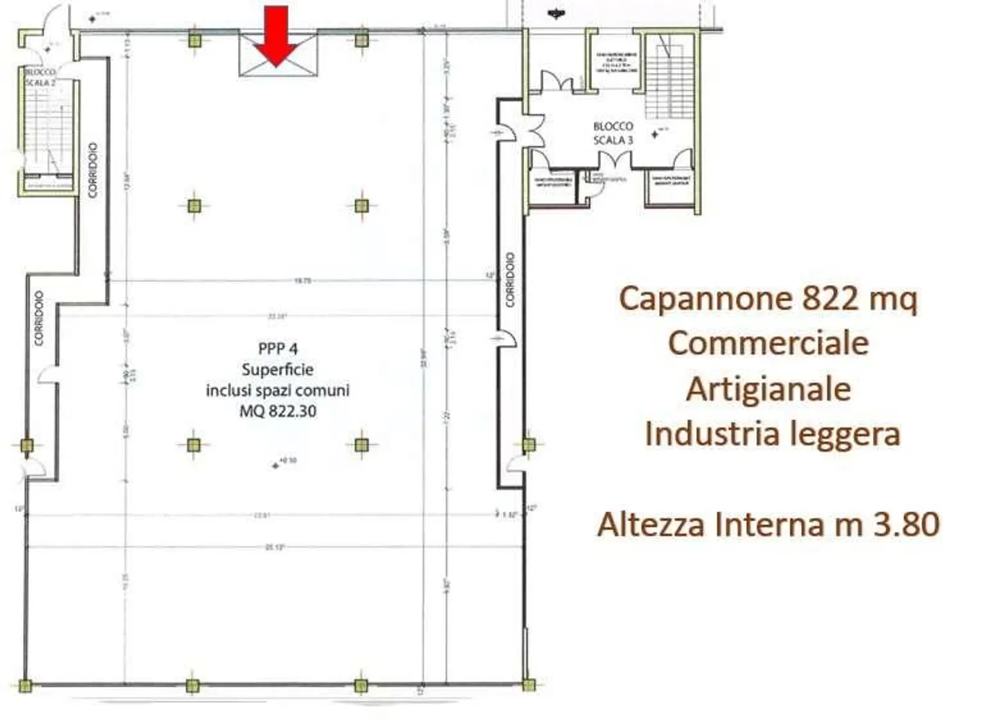 MENDRISIO: WAREHOUSE 822 SQM WITH 15 PARKING SPACES - Photo 2 of 2