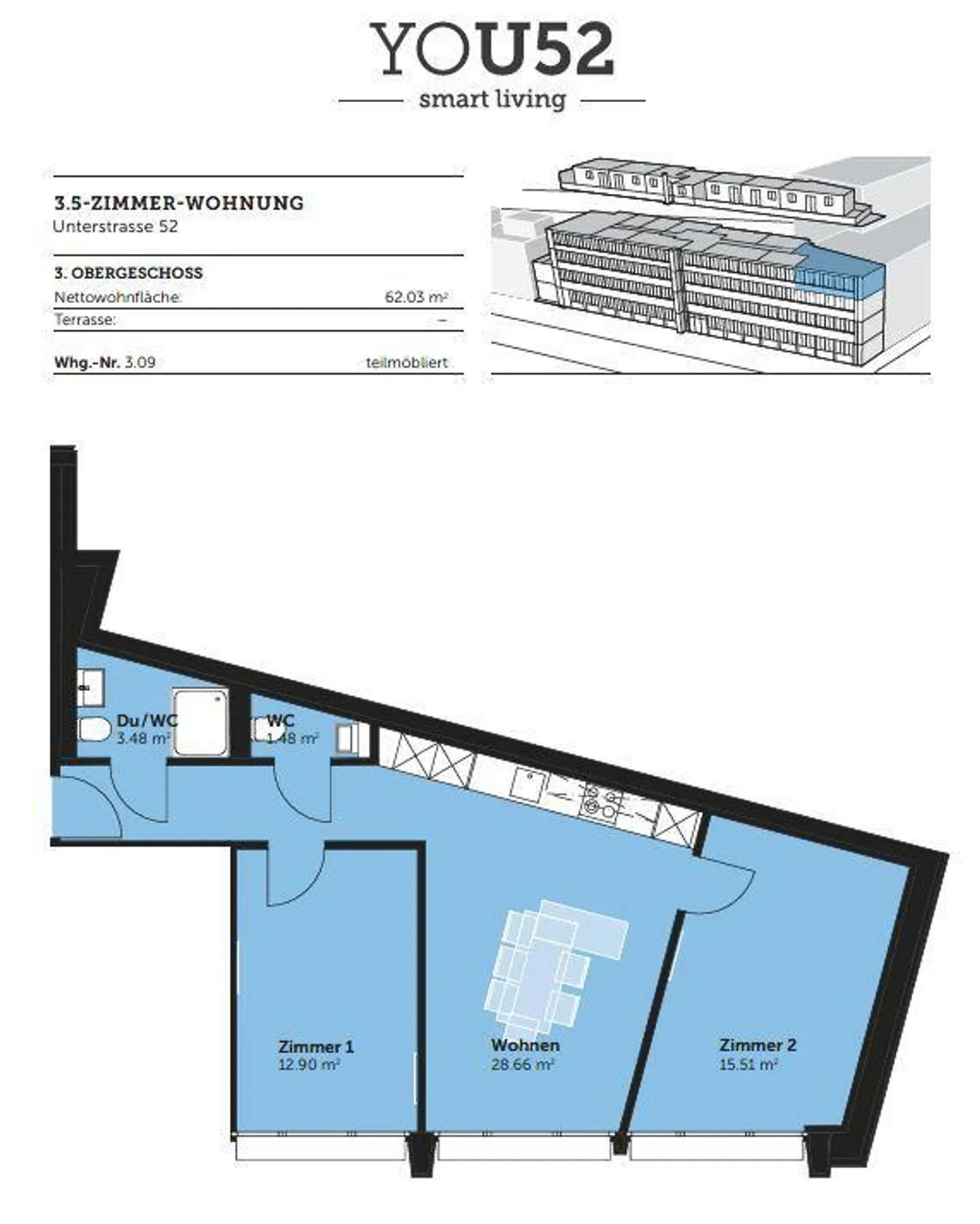 3.5 Room Apartment in St. Gallen - Photo 7 of 7