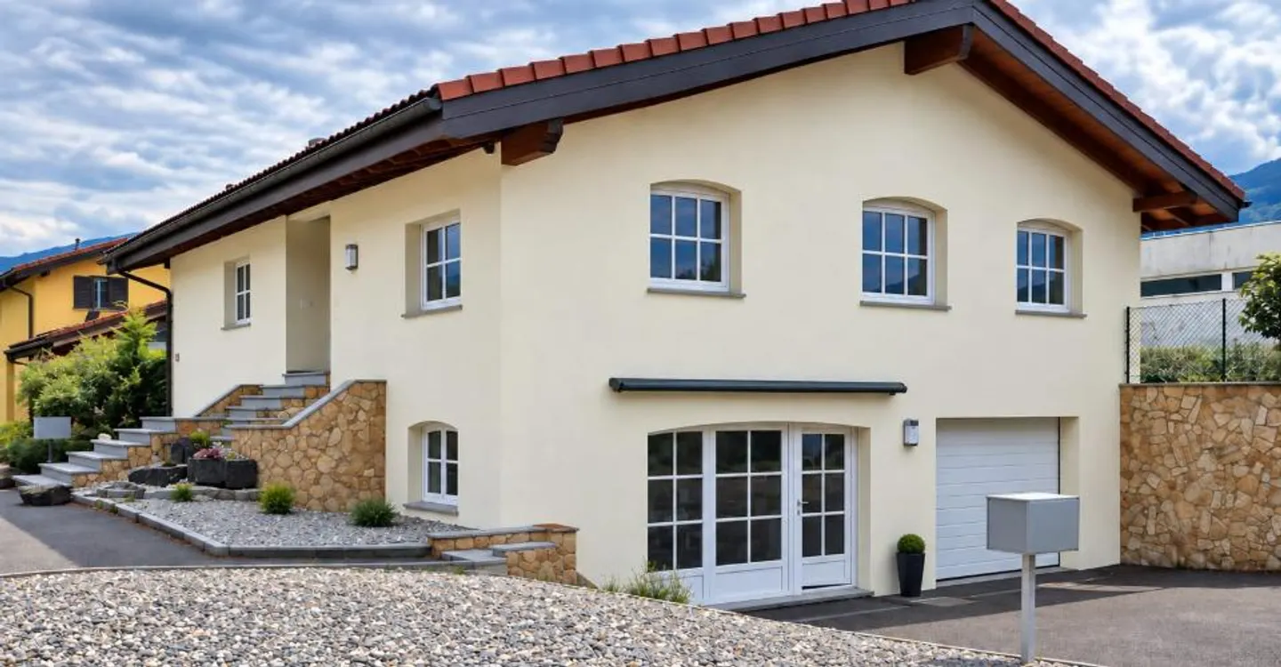 Villa 5,5 stanze con spazio commerciale a Vétroz - Foto 1 di 7