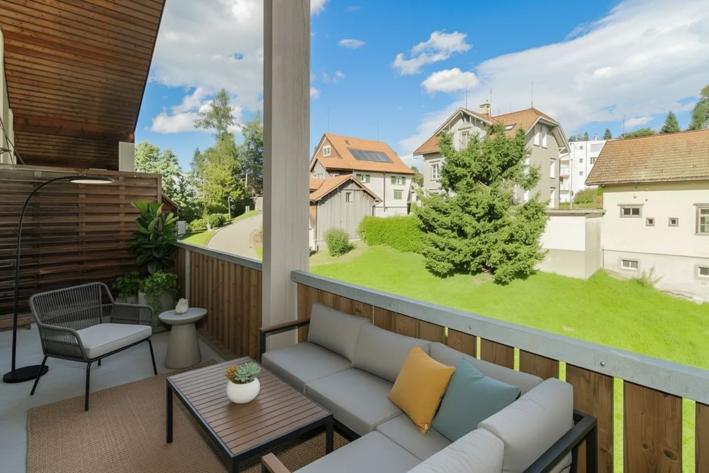 Appartement en duplex de 5,5 pièces avec balcon ensoleillé et équipements modernes - Photo 10 sur 10