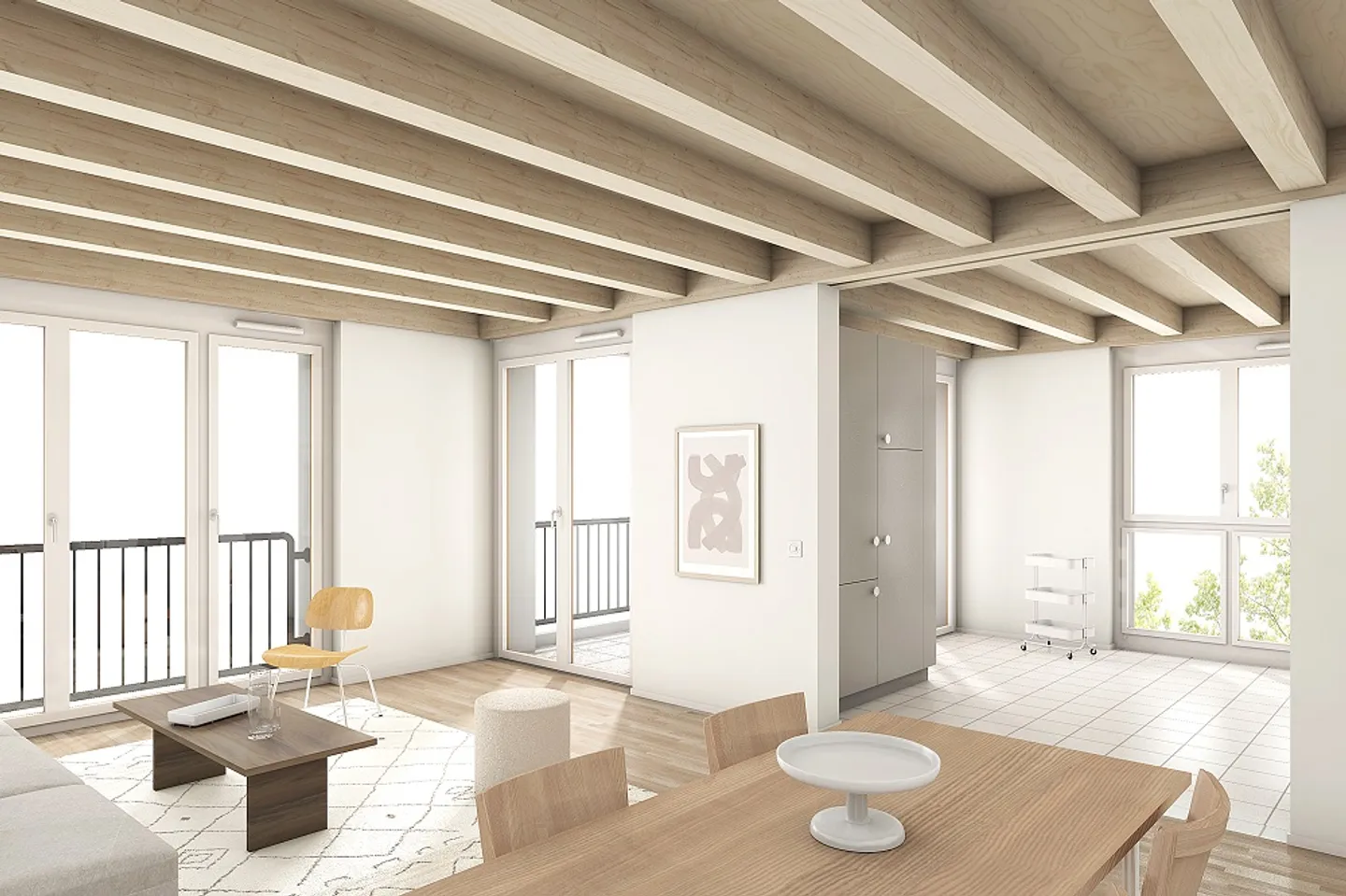 Appartement moderne près d'Estavayer - Photo 4 sur 6