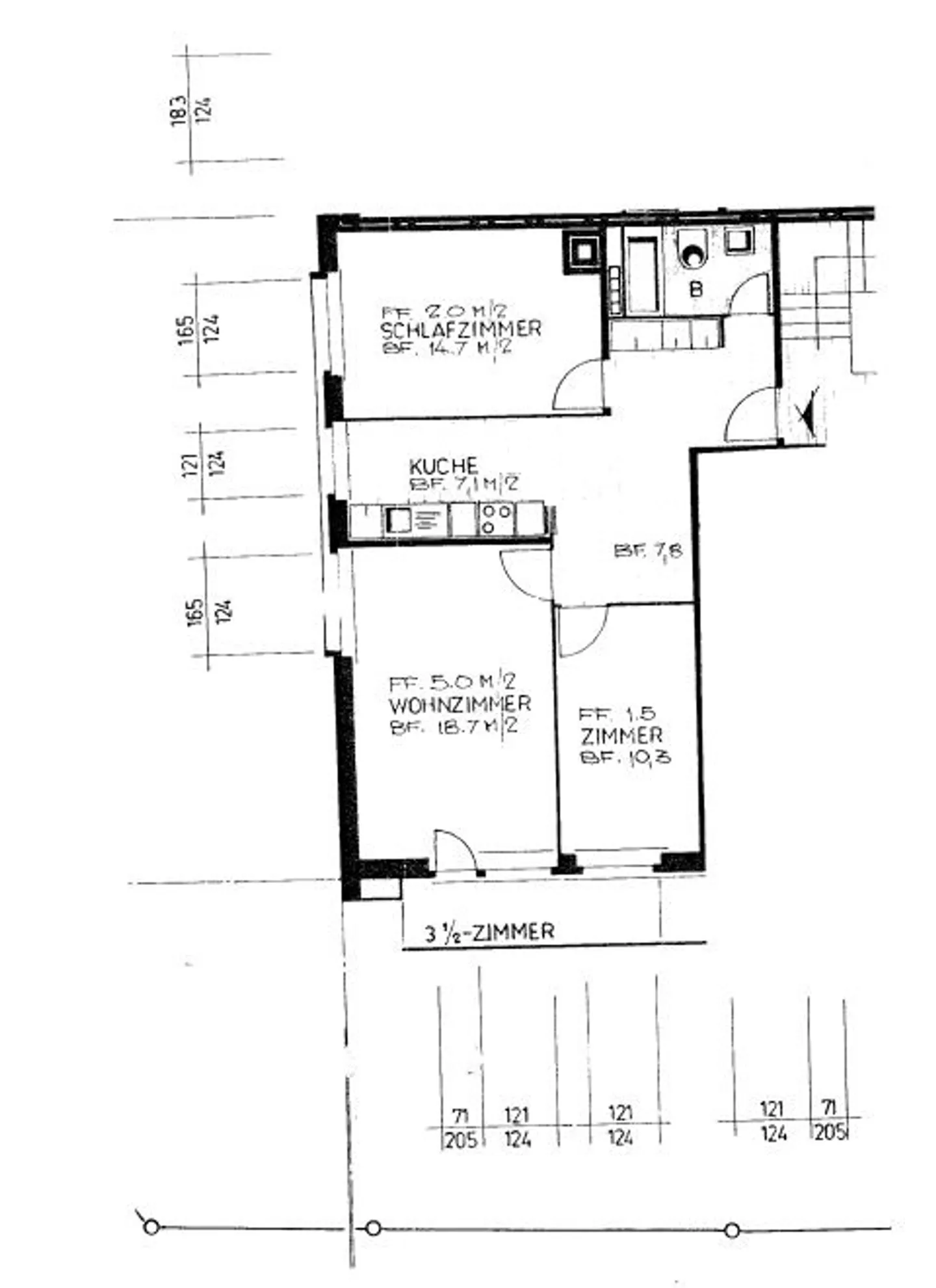 Spacious 3.5 Room Apartment Renovated with Balcony and Elevator - Photo 9 of 9