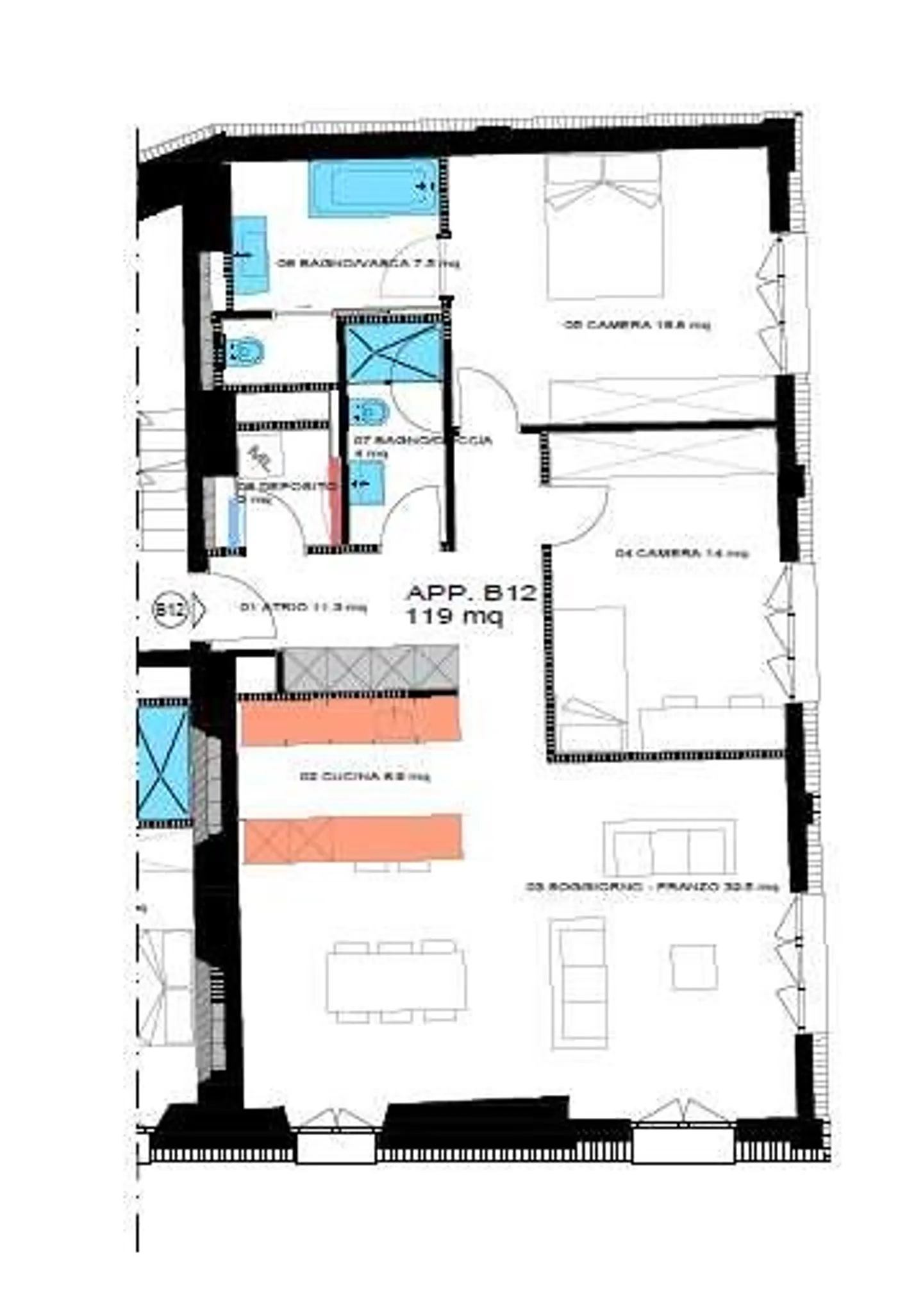 120 m² Komfort - 3,5 Zimmer in exklusiver Residenz - Foto 10 von 10