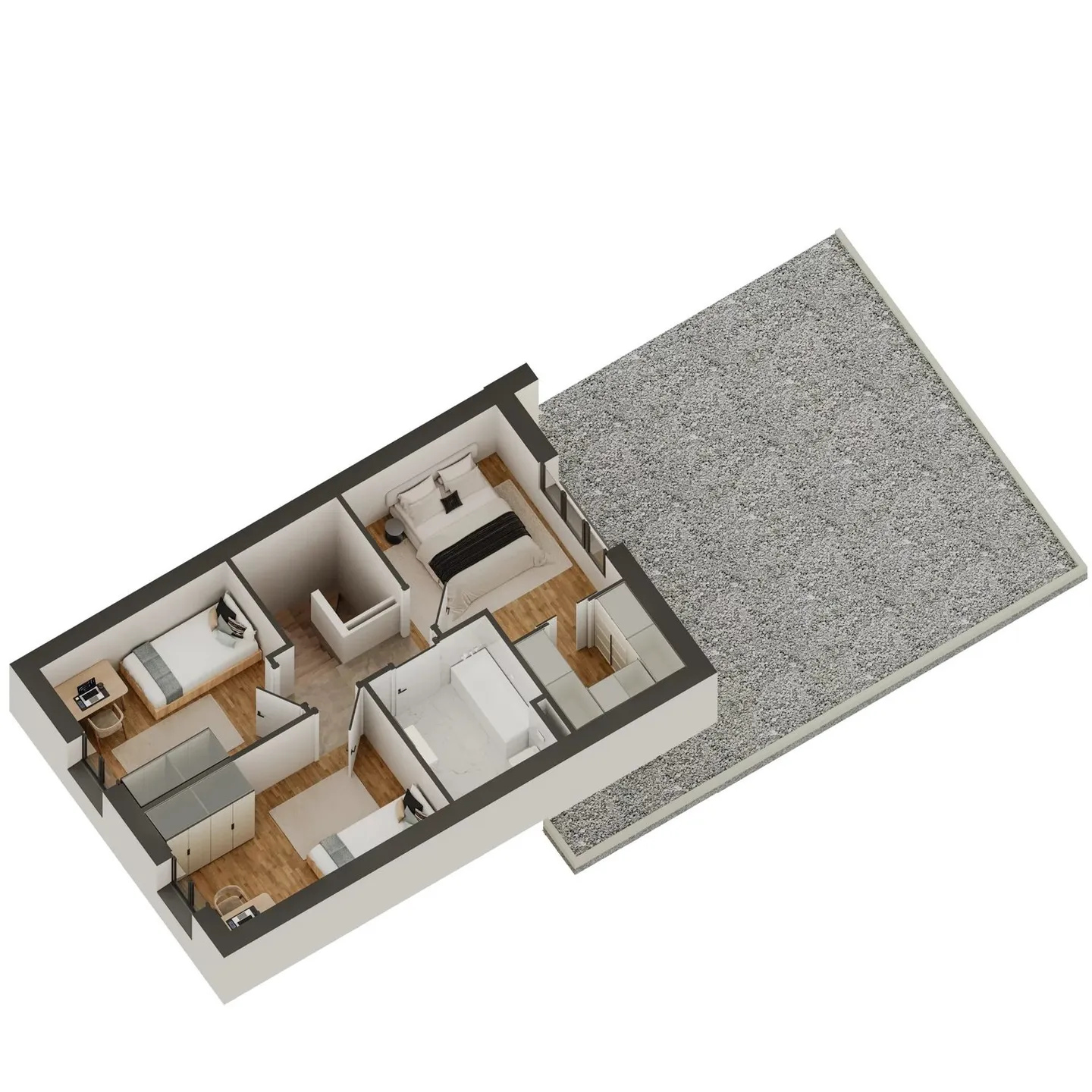 Casa bifamiliare con 4,5 stanze in stile contemporaneo - Foto 4 di 7