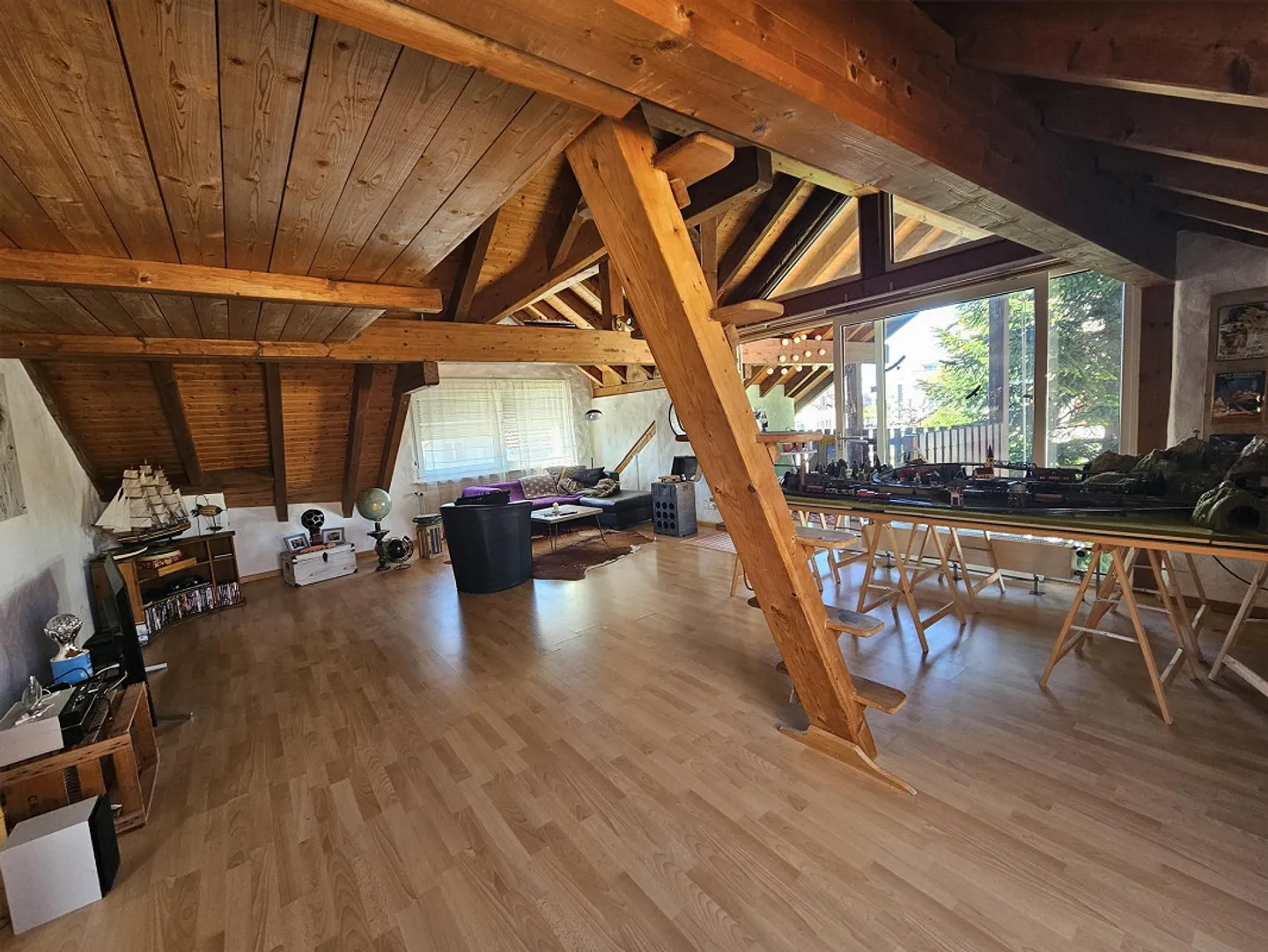 Appartement spacieux de 4 ½ pièces dans un ancien bâtiment avec charme, lumineux, 2 terrasses - Photo 12 sur 20