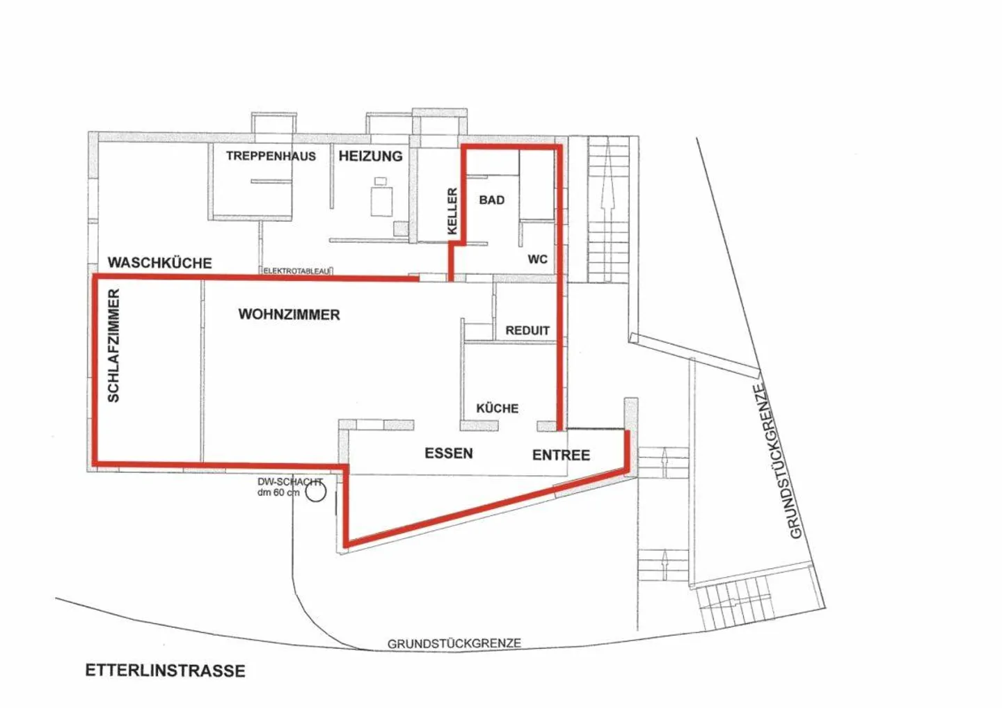 Appartement spacieux de 2,5 pièces avec grotte et coin salon dans le jardin ! - Photo 15 sur 18