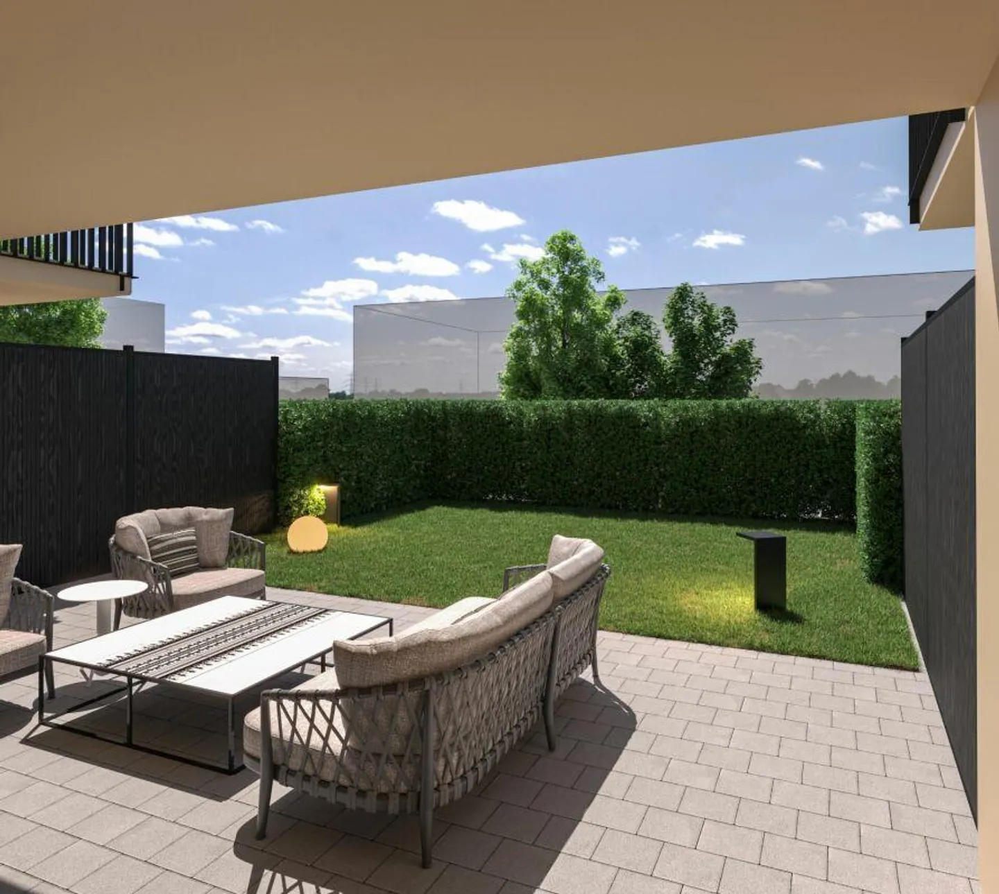 Appartement de jardin 4,5 pièces en style maisonette avec terrasse, balcon & ... - Photo 3 sur 17