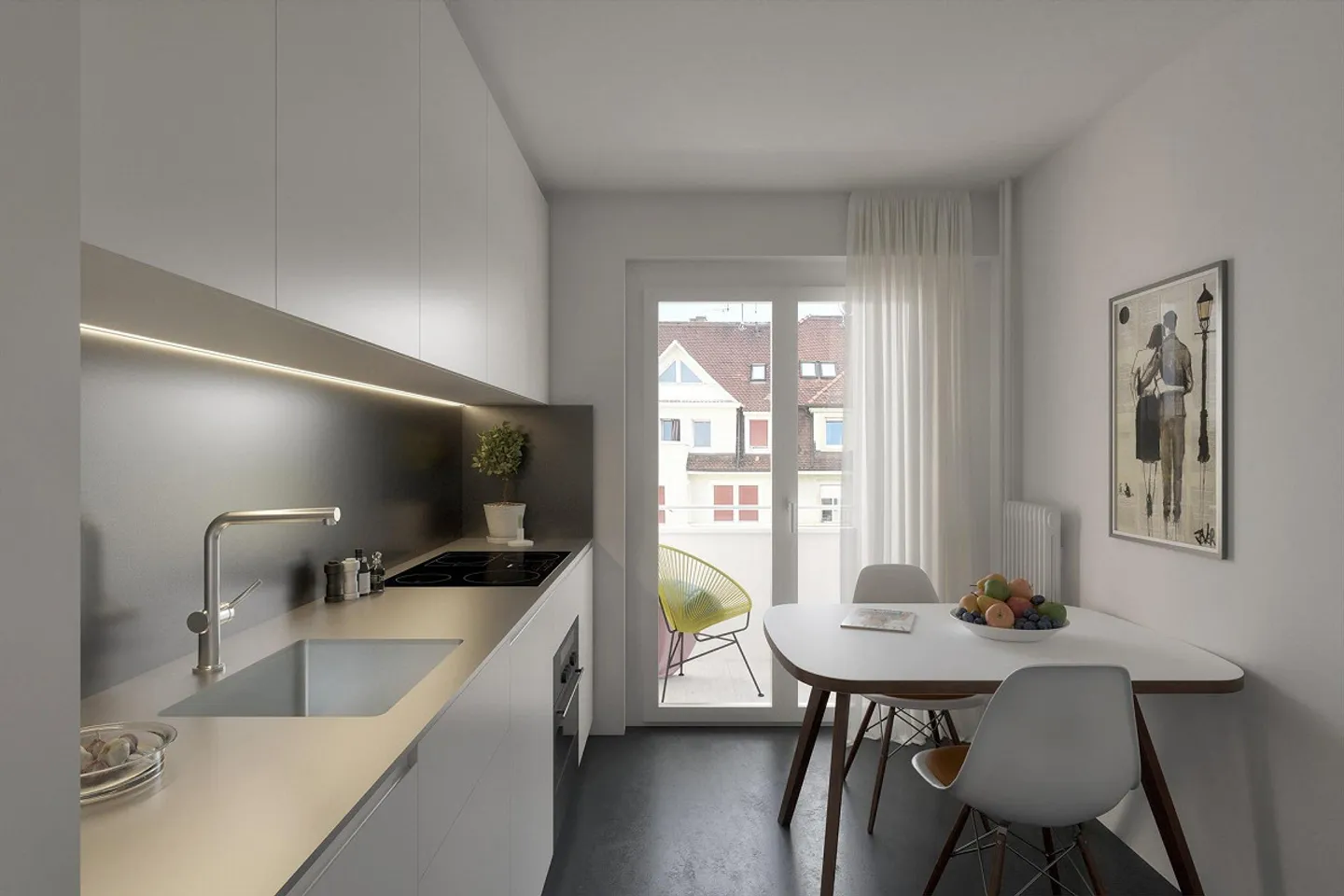 Urbanes Wohnen - 1.5 Zimmerwohnung im Gundeli - Foto 3 von 4