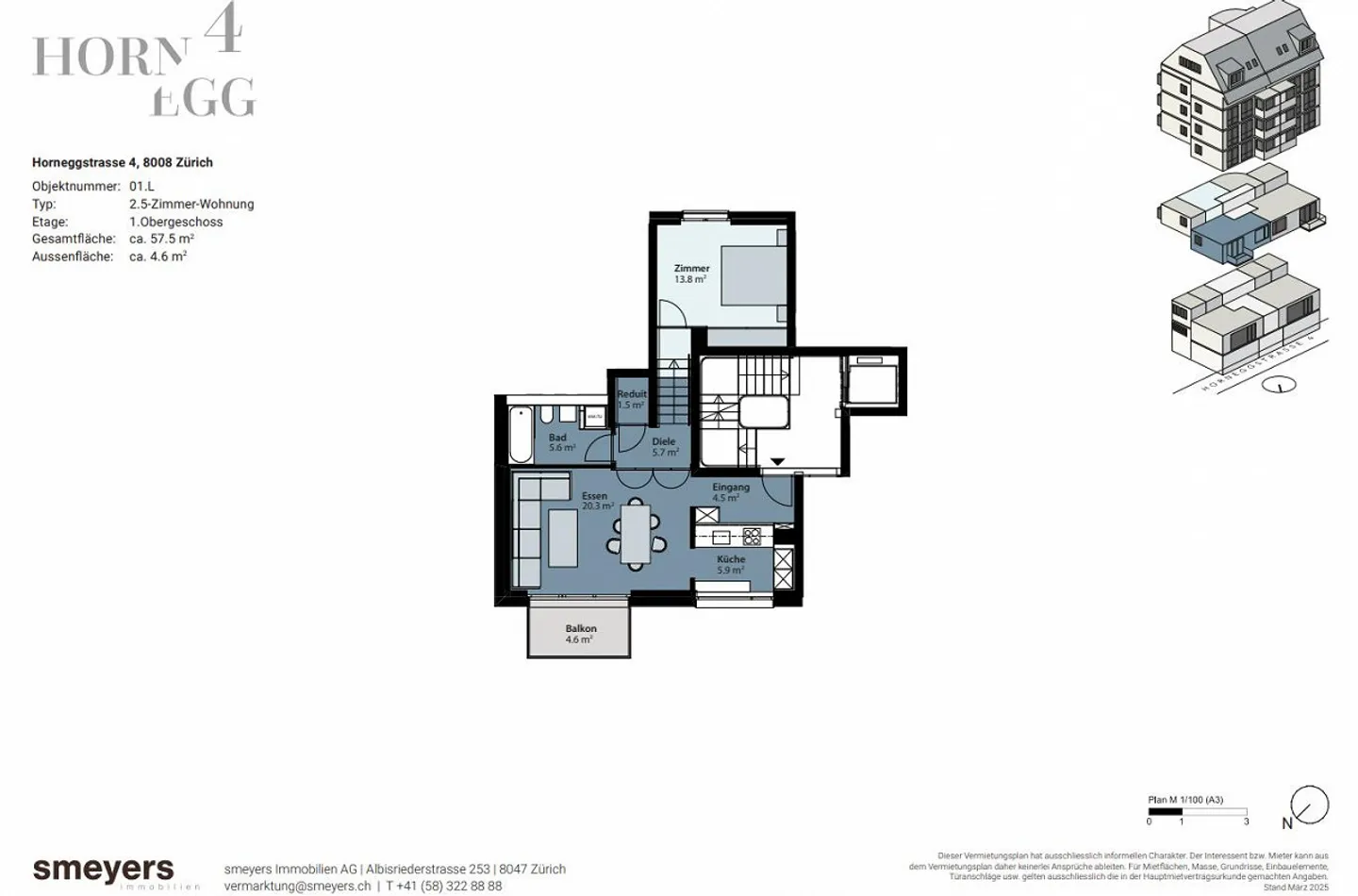 2.5 Room Split-Level Apartment - Your New Dream Home in Zurich - Photo 2 of 3
