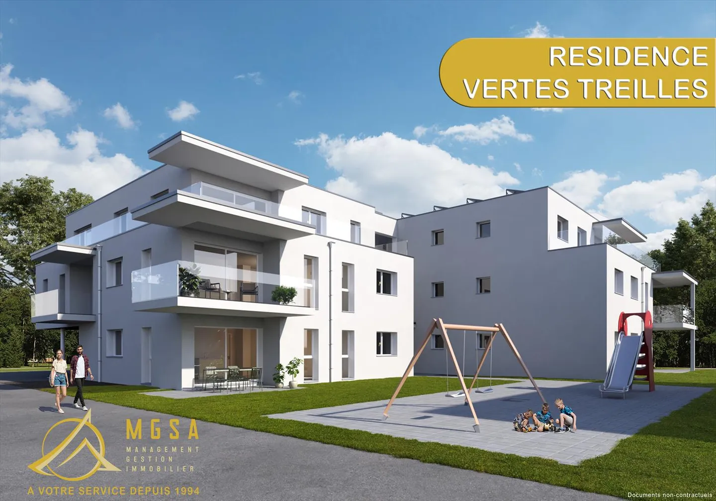 Raum und Komfort: Helle Wohnung mit Terrasse - Foto 1 von 9