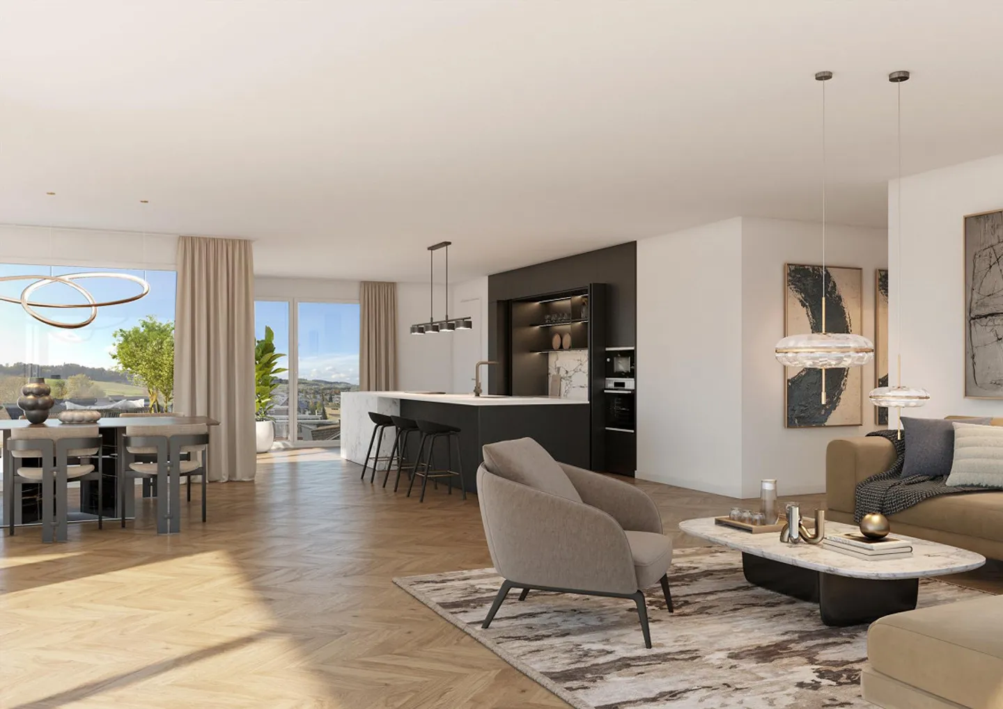 Exklusive Attikawohnung in Nottwil – 232 m² Wohnkomfort! - Foto 2 von 4