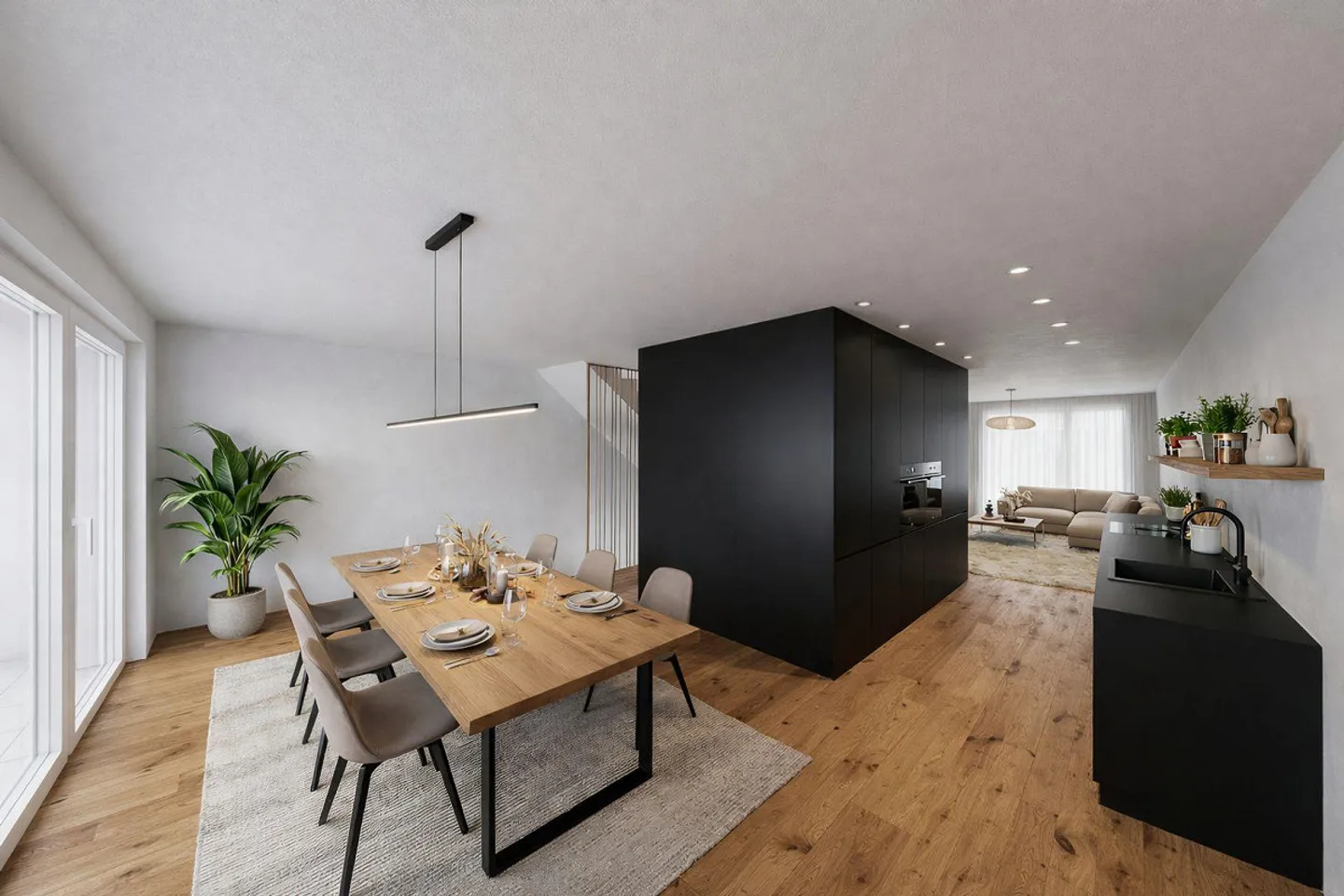New construction project "Aurea Quartier" – 5.5-room terraced house with its own ... - Photo 2 of 10