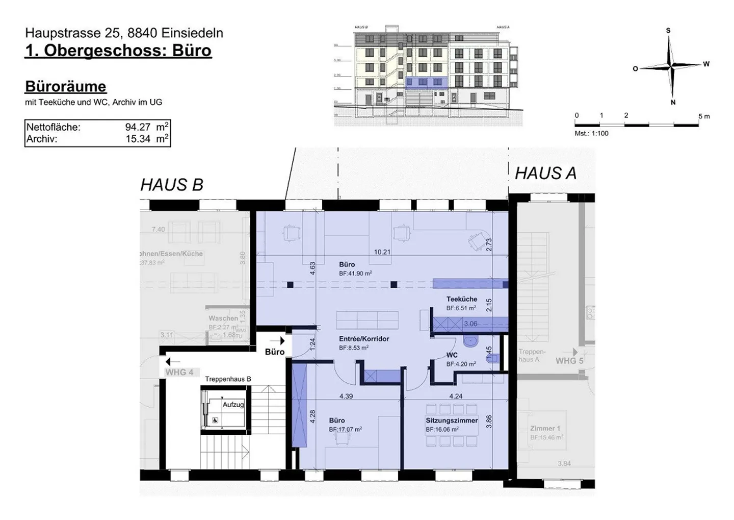 Office, Practice, Commercial Space in the Center of Einsiedeln - Photo 2 of 2
