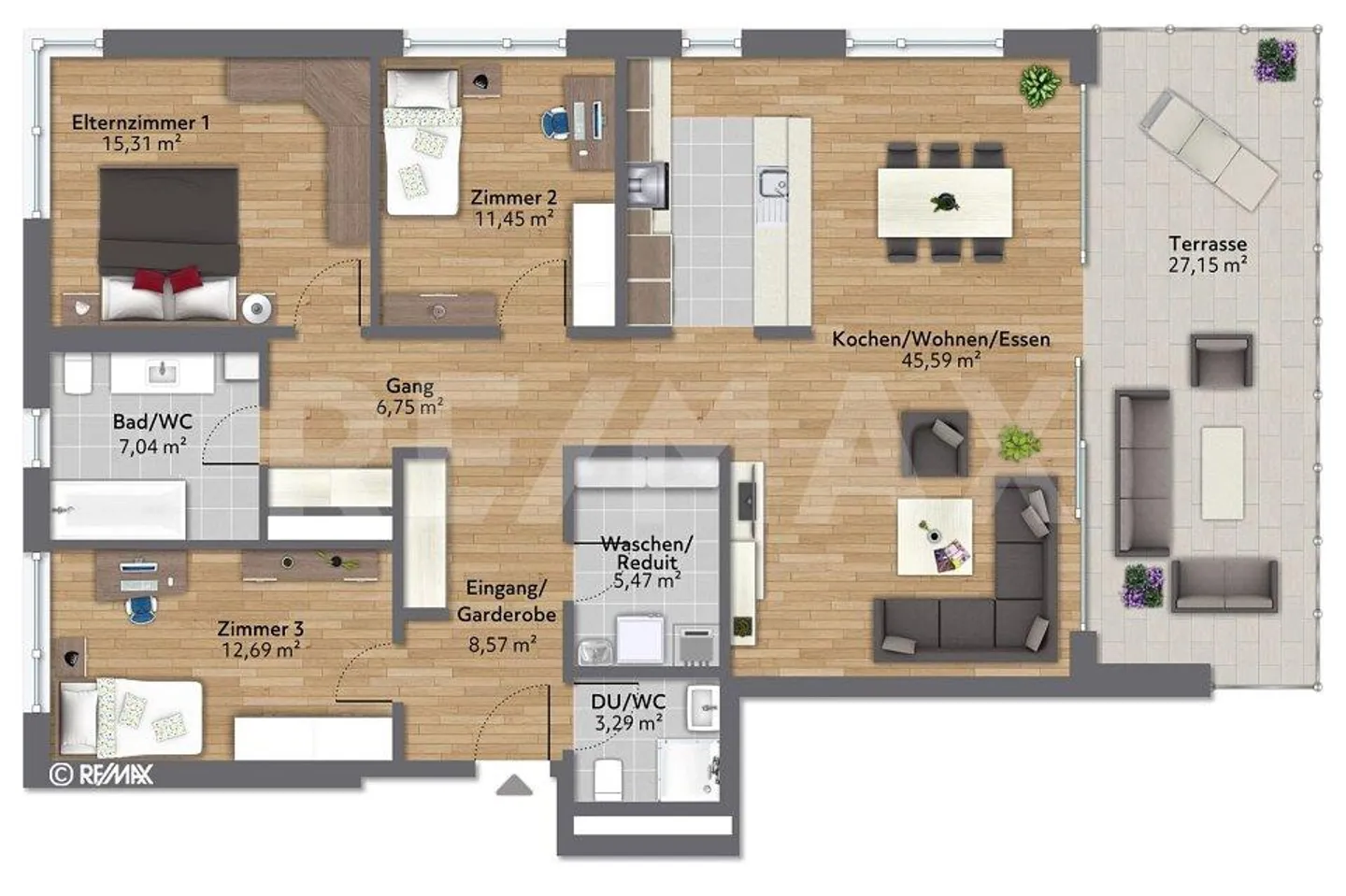 Maison moderne Minergie avec terrasse - Photo 12 sur 12