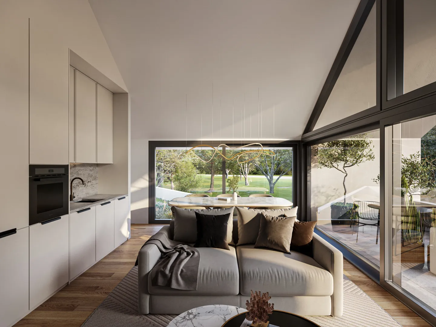 Appartamento nuovo con balcone sulla riva destra. - Foto 4 di 6