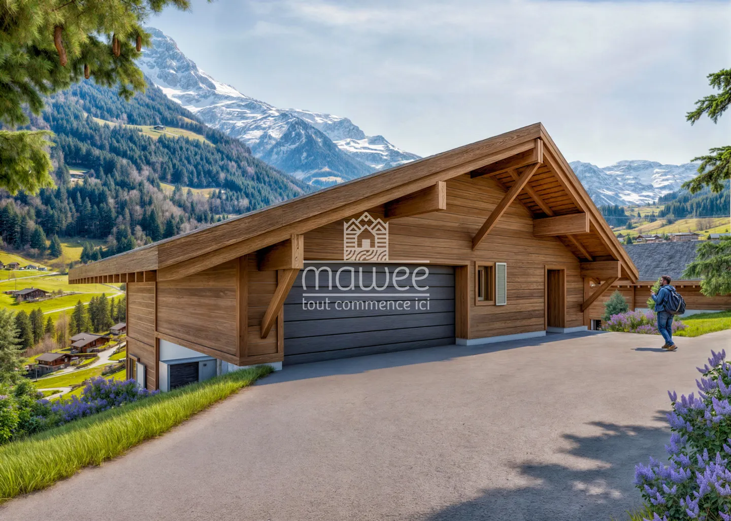 Chalet singolo nuovo con grande balcone e vista libera! - Foto 3 di 11