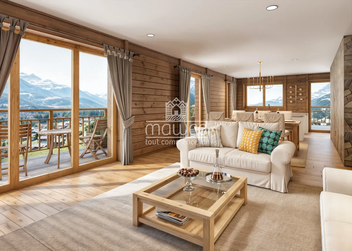 Chalet singolo nuovo con grande balcone e vista libera! - Foto 6 di 11