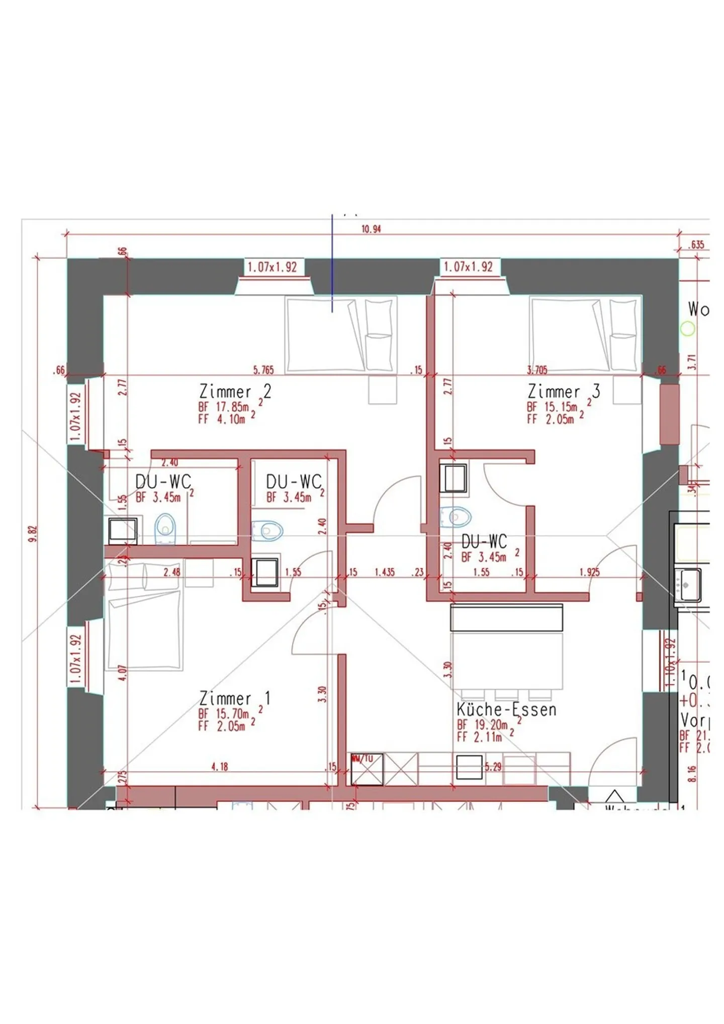 «Helle, gepflegte Zimmer in ruhiger Liegenschaft» - Foto 4 von 4