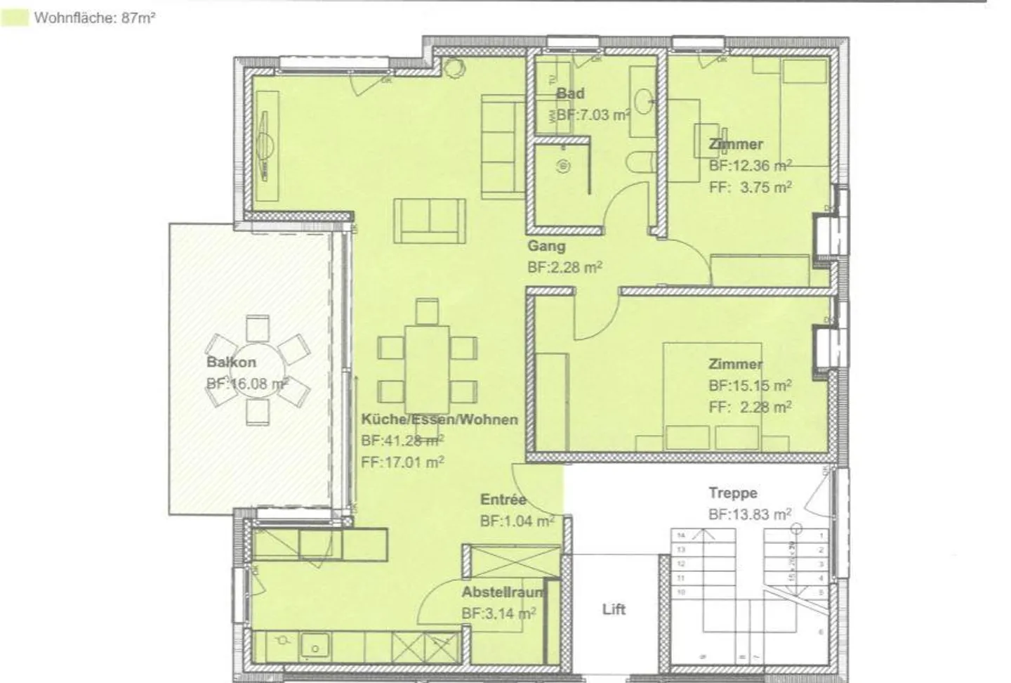 appartement de ville lumineux de 3,5 pièces - Photo 13 sur 13