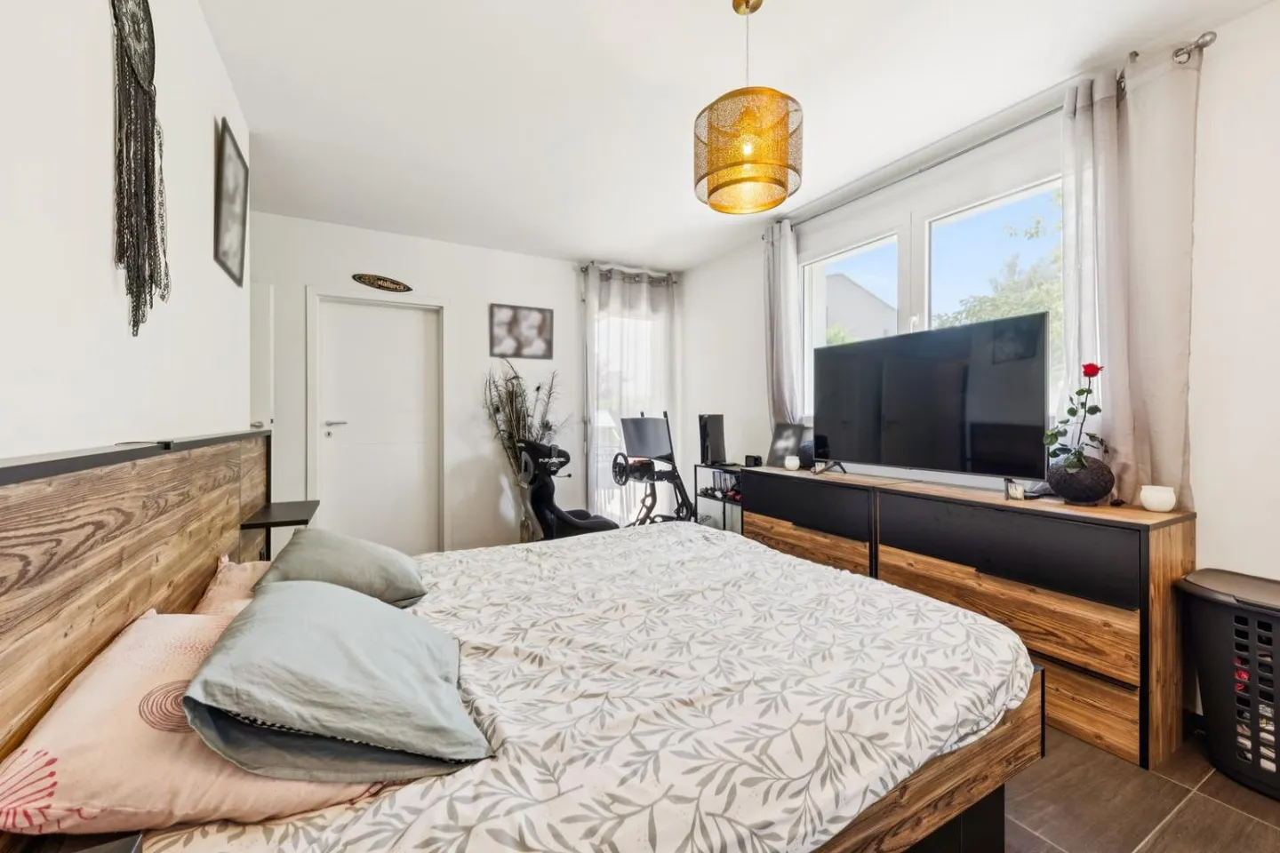 Magnifico appartamento di 4,5 locali con terrazza e giardino in vendita a Rossens - Foto 9 di 11