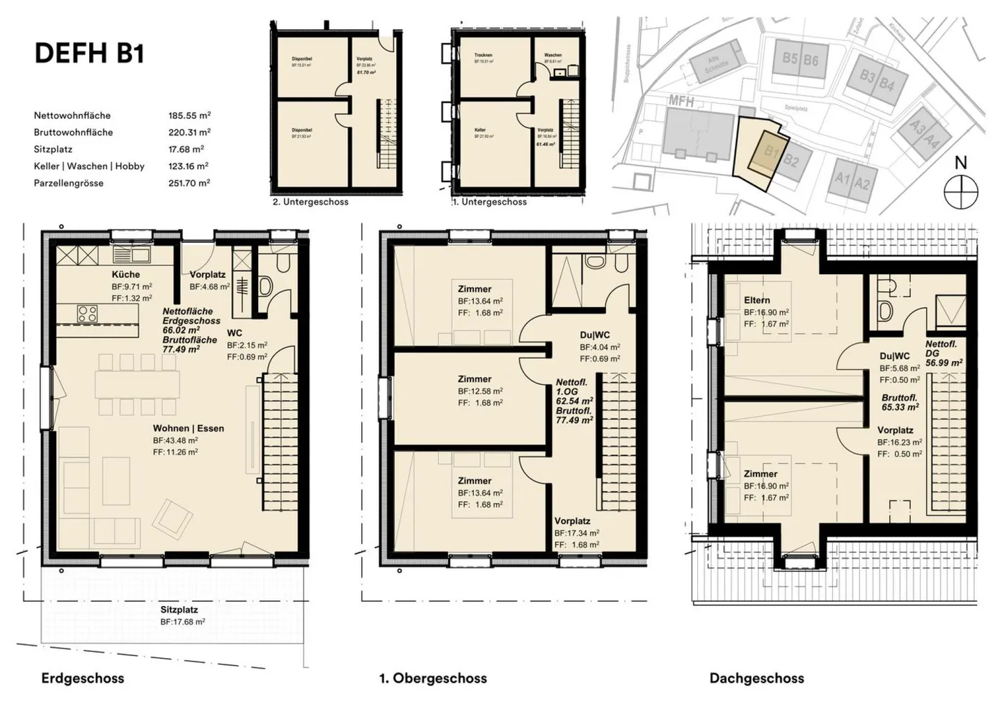 Charmantes Doppelhaus in Buch am Irchel - Foto 2 von 11