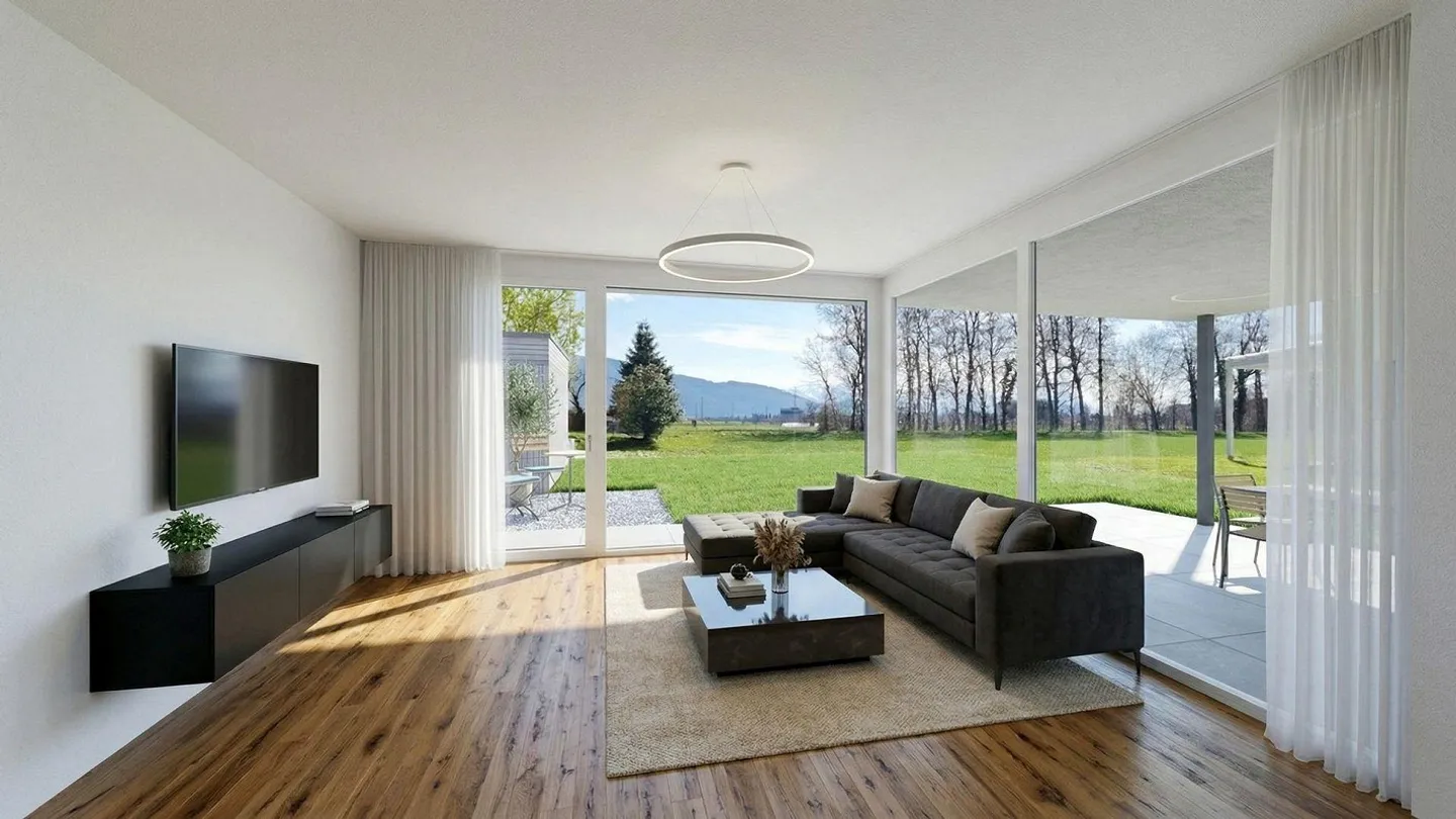 New construction project "Aurea Quartier" – 5.5-room semi-detached house in a quiet location - Photo 3 of 11