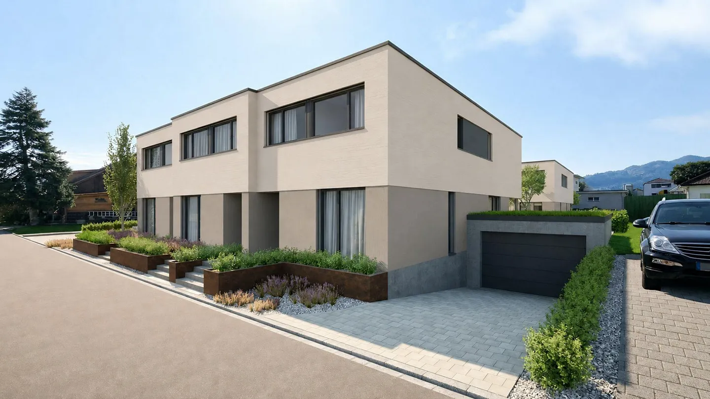New construction project "Aurea Quartier" – 5.5-room semi-detached house in a quiet location - Photo 9 of 11