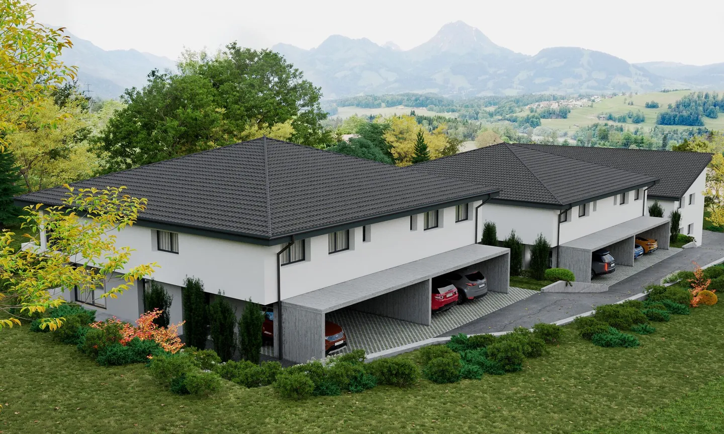 Neue Villen im Herzen von Gruyère (Corbières) - Foto 1 von 9