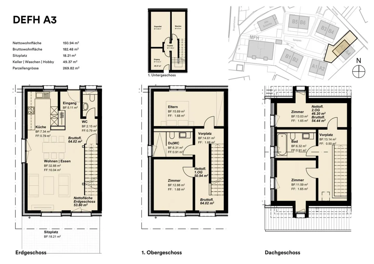 Charmantes Doppelhaus in Buch am Irchel - Foto 2 von 11