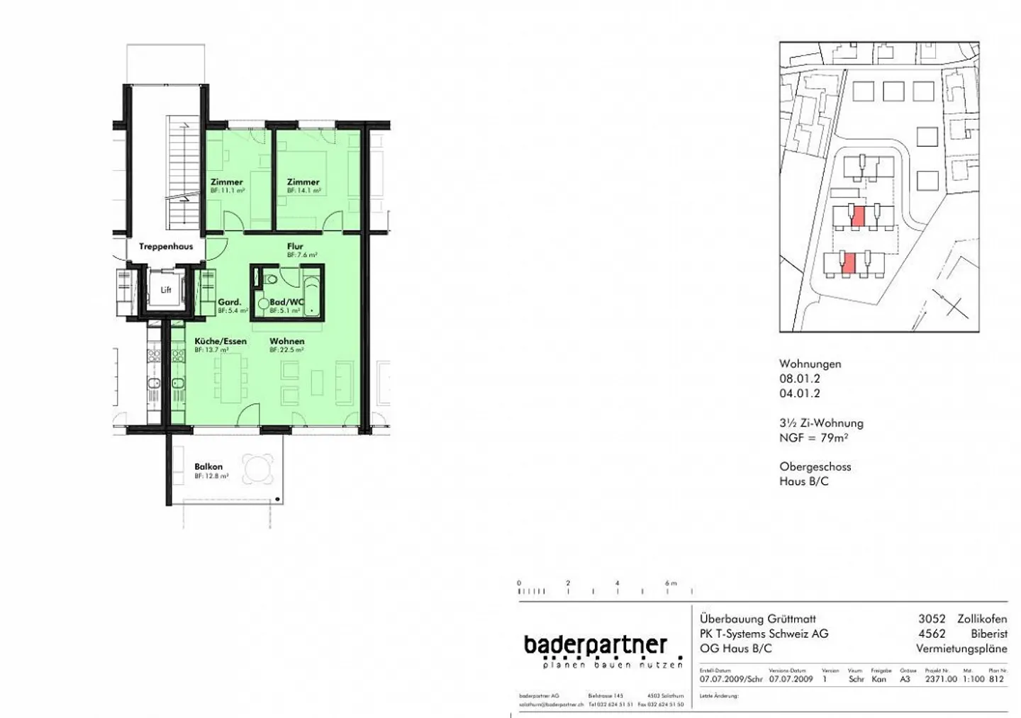 Modern 3.5-room apartment - Photo 9 of 9