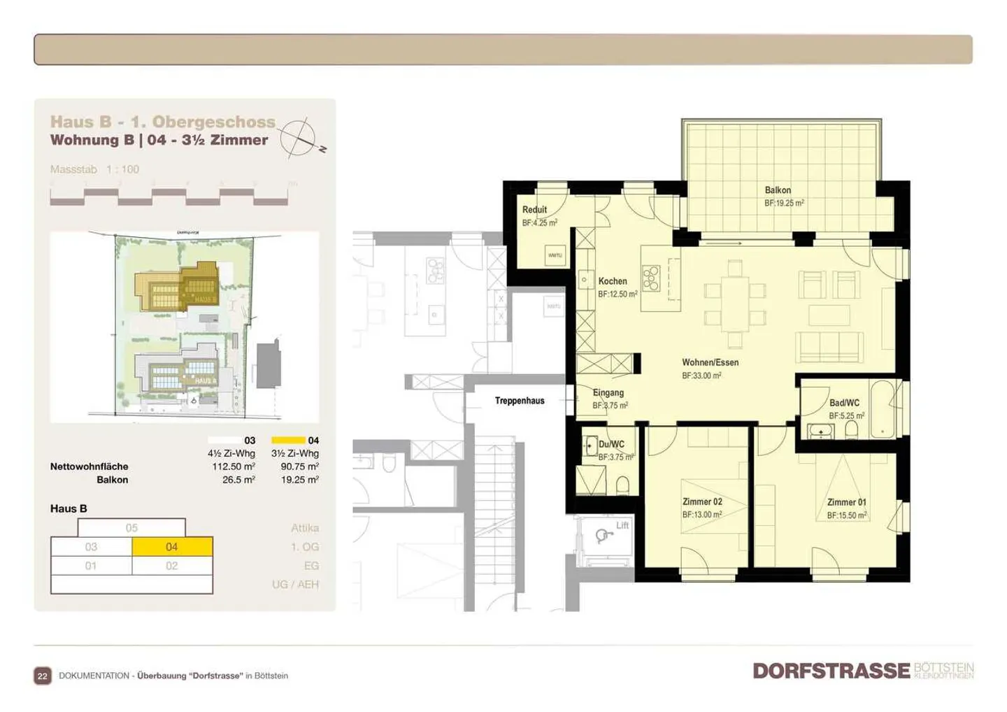 Modern 3.5-room apartment for sale in Böttstein - Photo 6 of 12